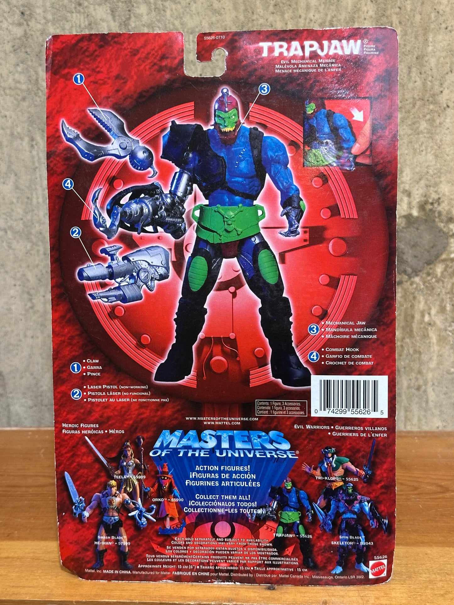 Trap Jaw MOTU 200X Master’s of the Universe Sealed Action Figure Toy