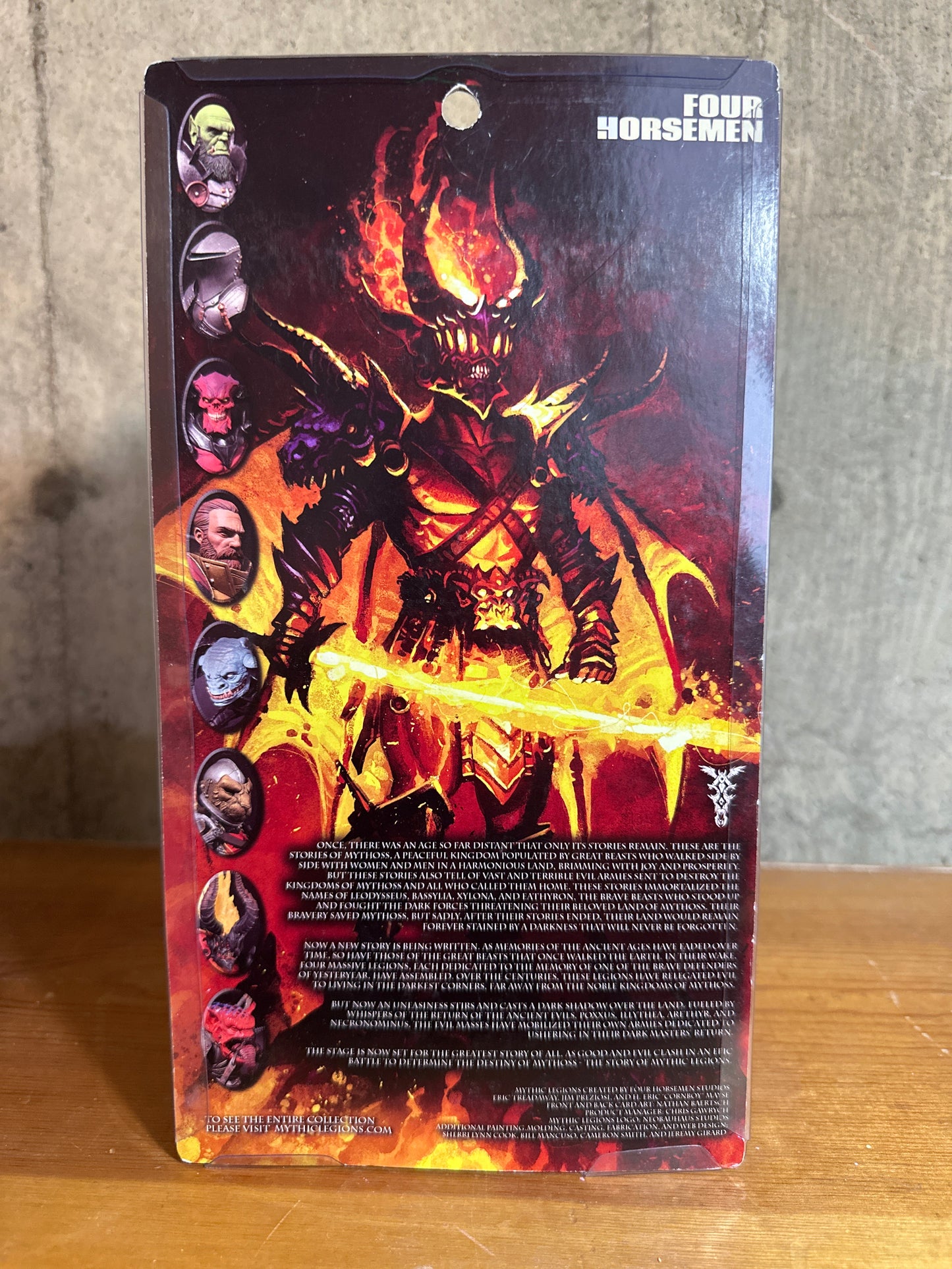 Mythic Legions Brophytus Four Horsemen Action Figure Collectible Toy