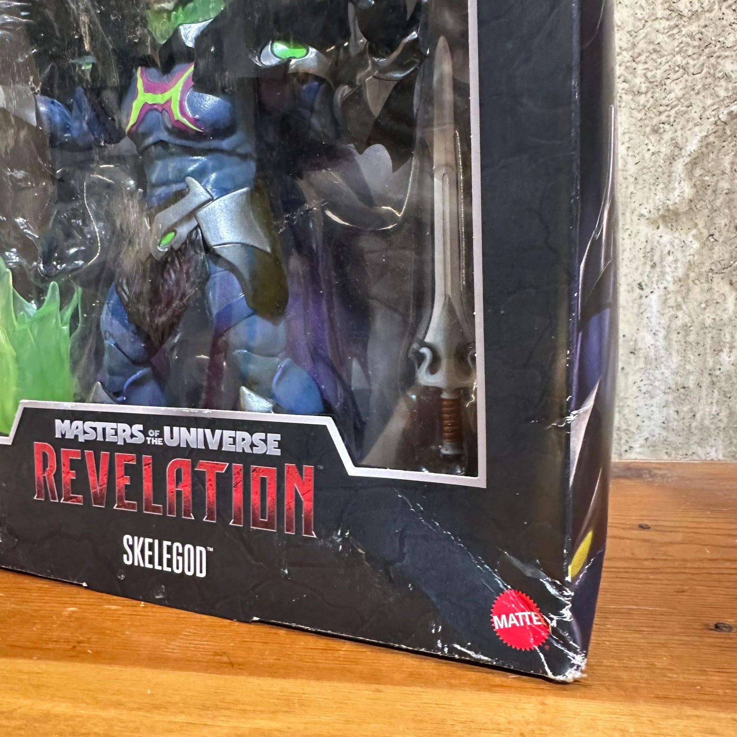 Skelegod MOTU Revelation He-man Sealed Damaged Box 7” Action Figure Toy Netflix