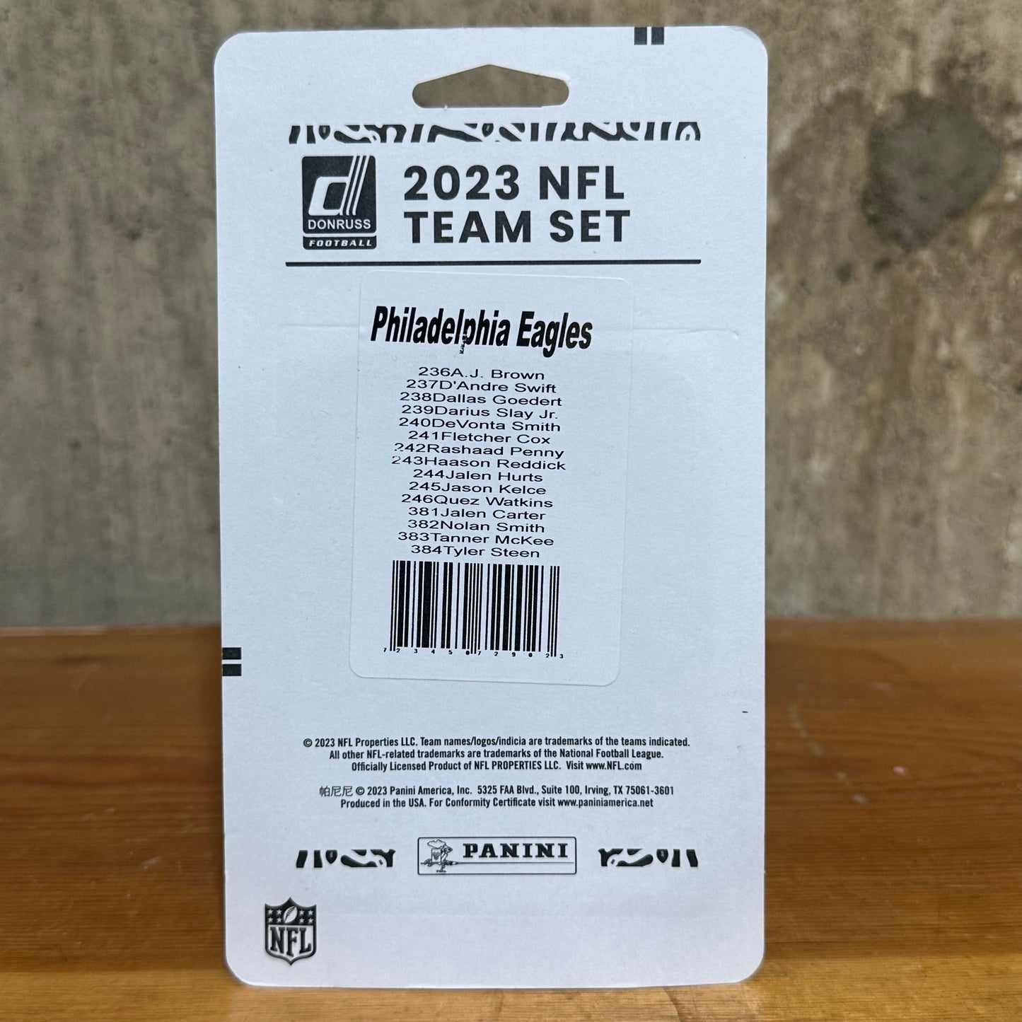 Philadelphia Eagles 2023 Donruss NFL Team Set Sealed