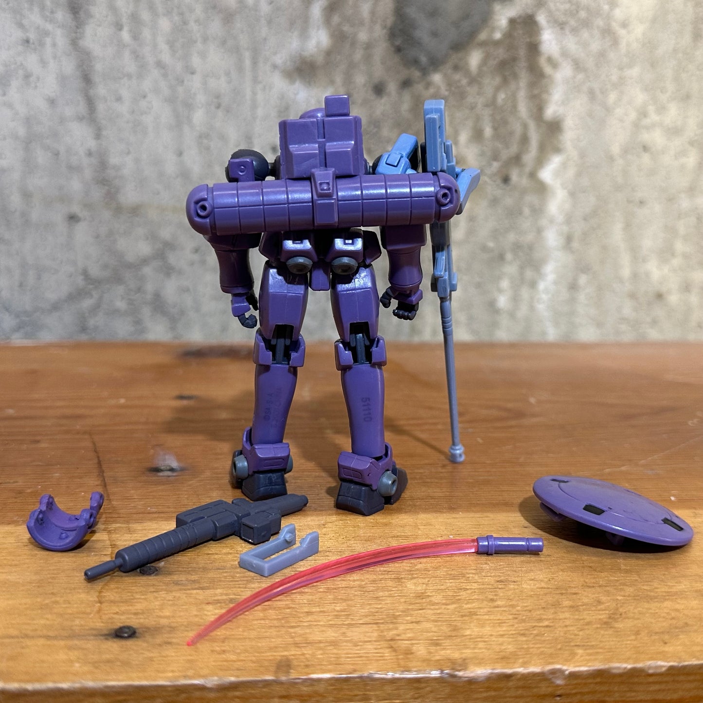 Purple Space Leo Mobile Suit Gundam Wing Mobile Suit In Action MSiA MIA Bandai