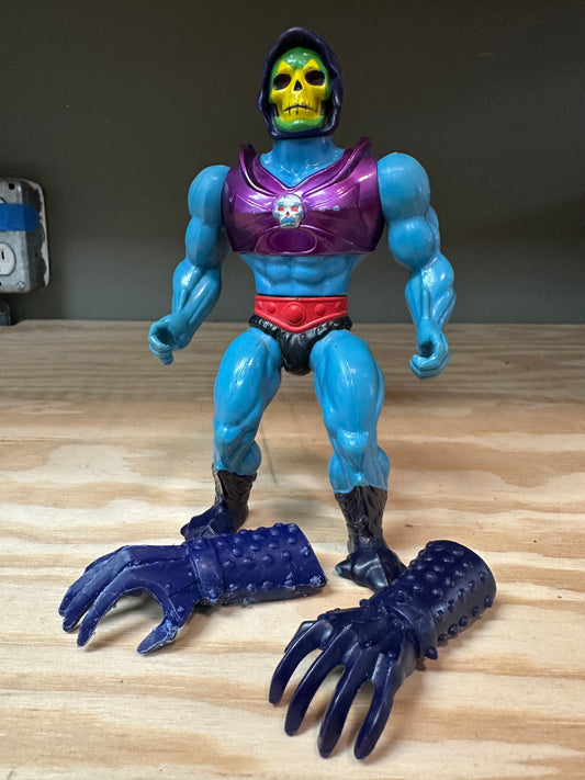 Terror Claws Skeletor 1985 MOTU Action Figure Toy Incomplete