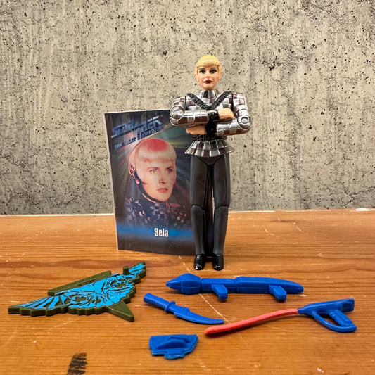 Sela Star Trek TNG Playmates 4” Action Figure Toy