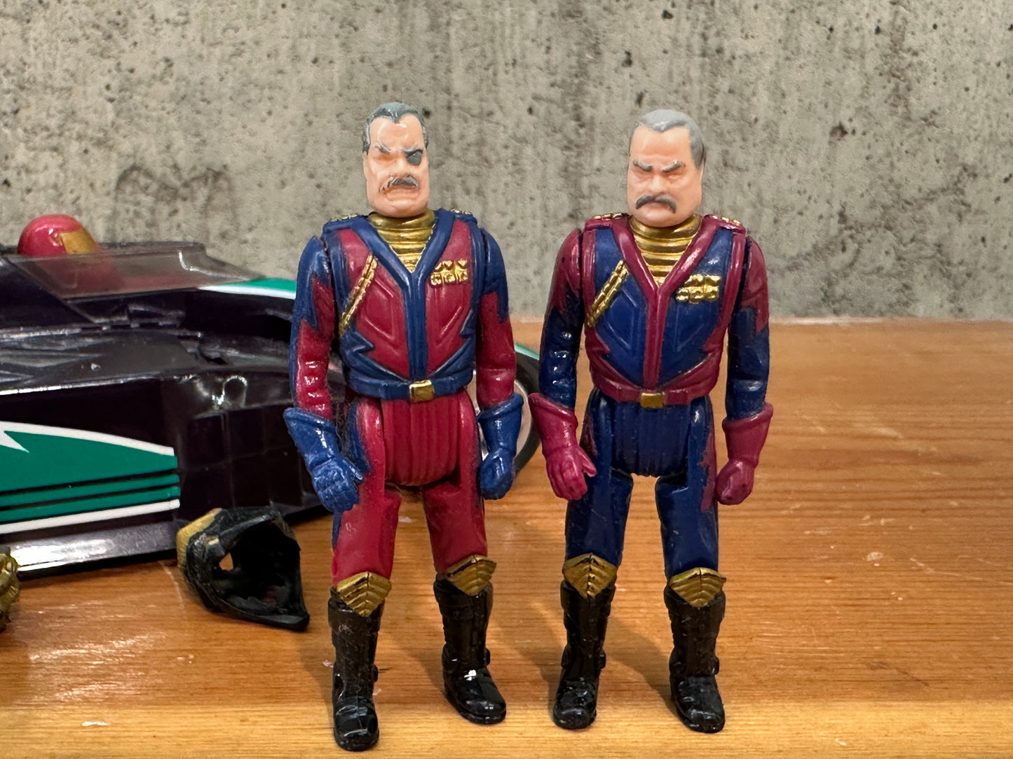 Buzzard M.A.S.K. Complete Formula Race Car Miles Mayhem and Maximus Mayhem 1987