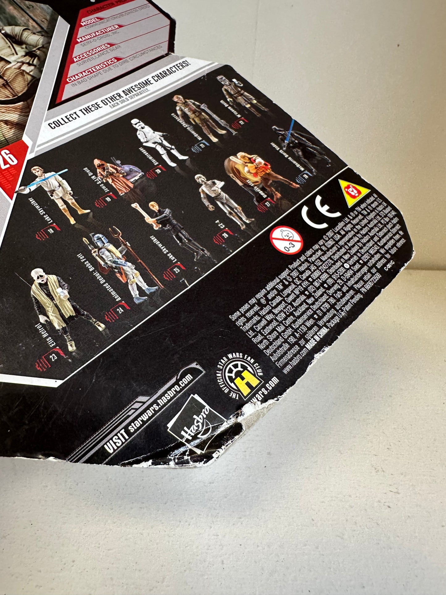 Star Wars 30th Anniversary CZ-4 Sealed Action Figure Saga Legends