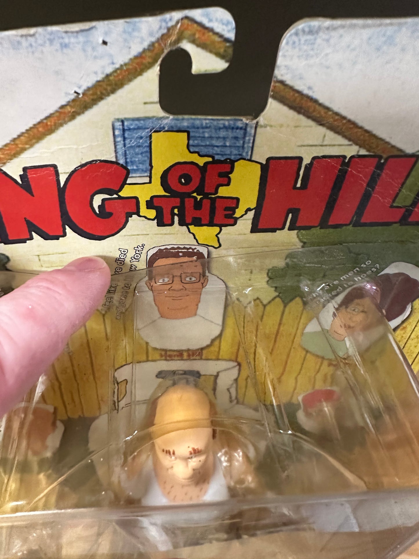 King of the Hill Bill Dauterive Sealed Fox Mike Judge Action Figure Toy