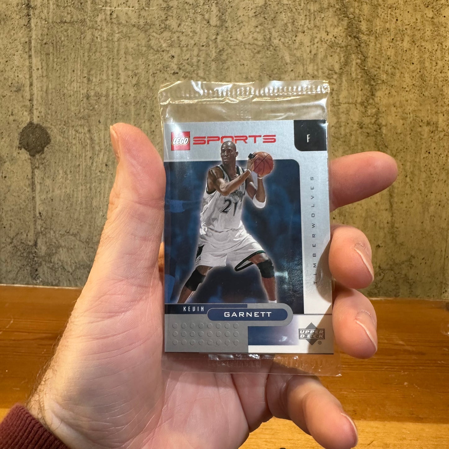 Open Box Lego Sports NBA Rose Garnett Stojakovic complete Sealed Cards
