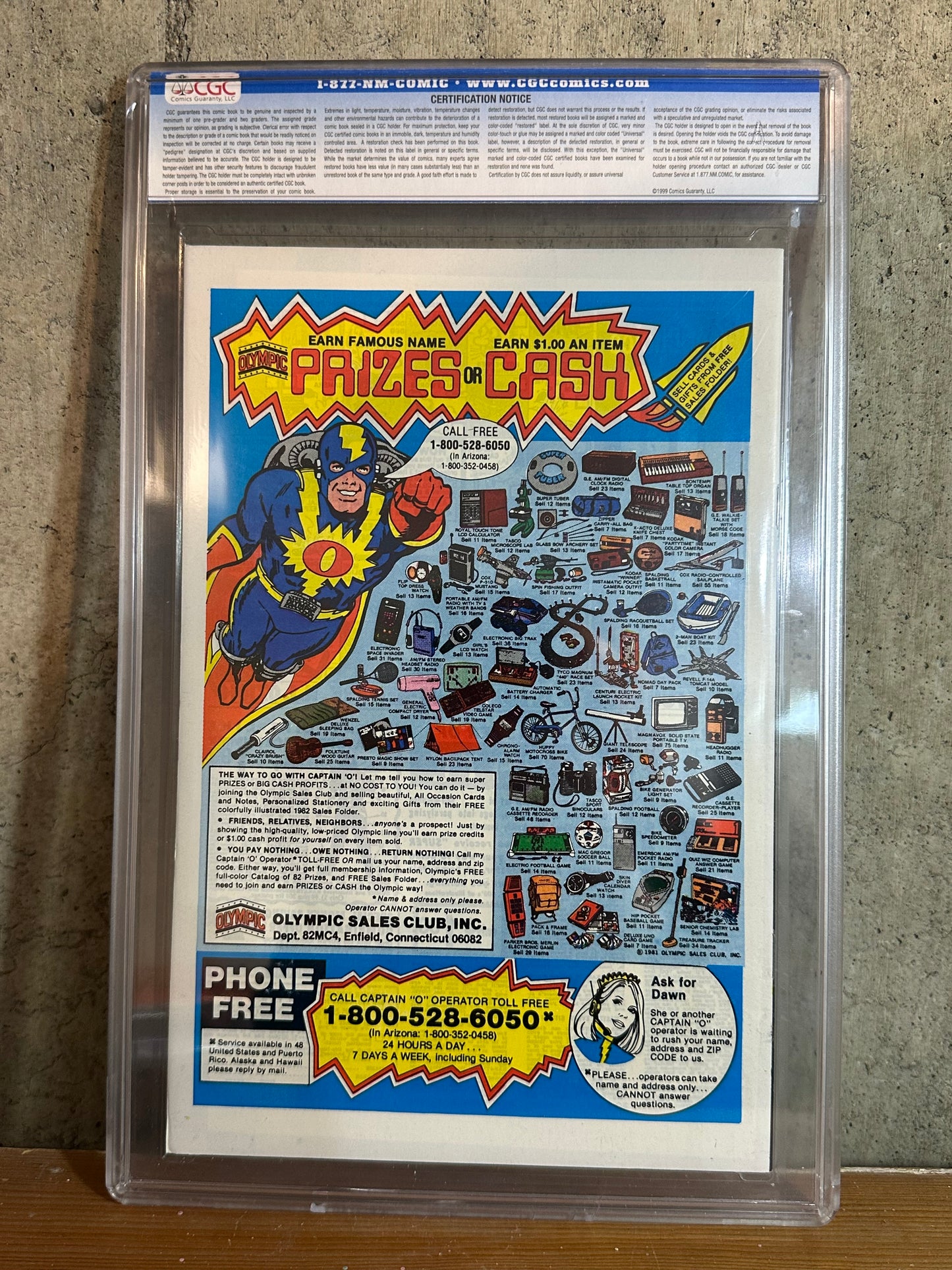 Marvel Comics Hulk 273 CGC 9.4 Vintage Graded Comic Book