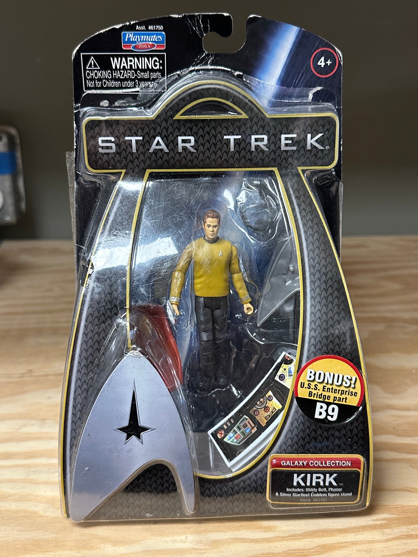 Captain Kirk 4” Star Trek Movie Sealed Action Figure Toy