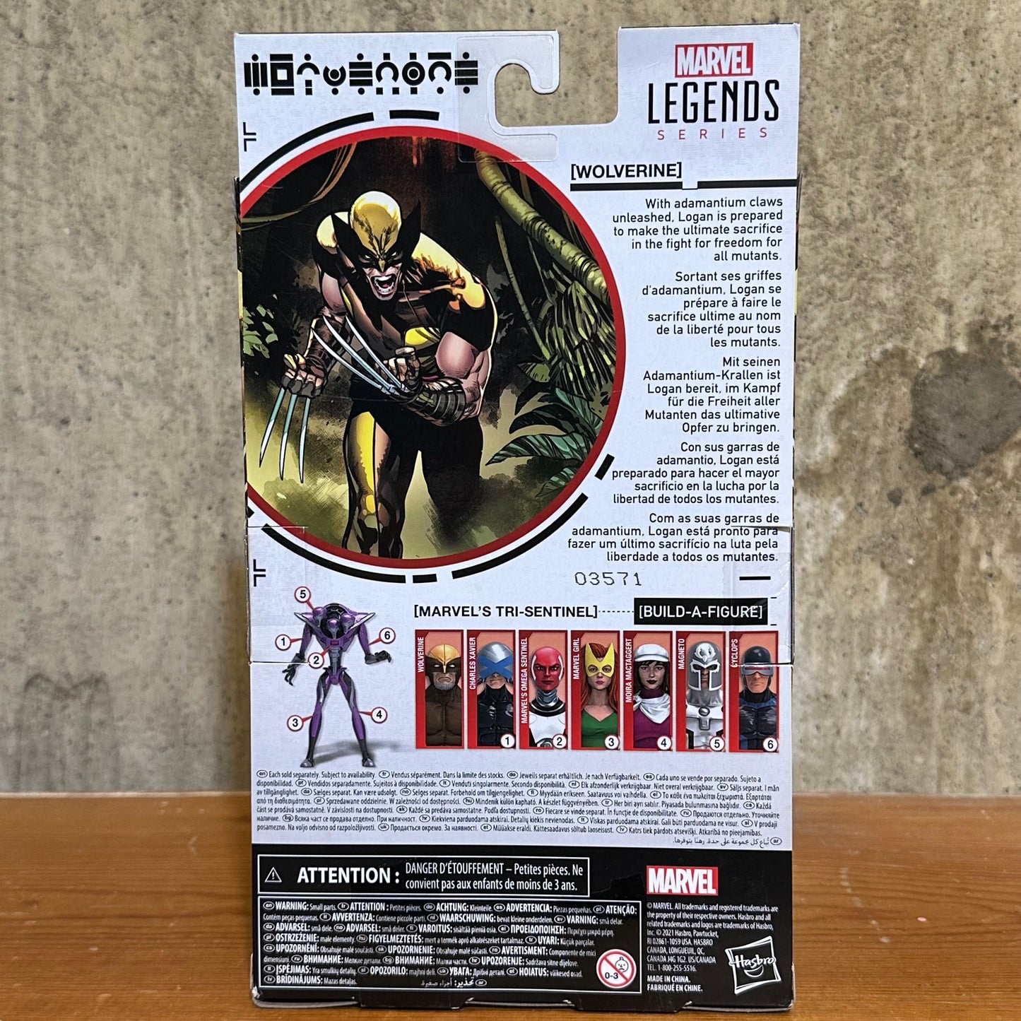 Wolverine Hasbro Marvel Legends X-Men 6” Action Figure Sealed