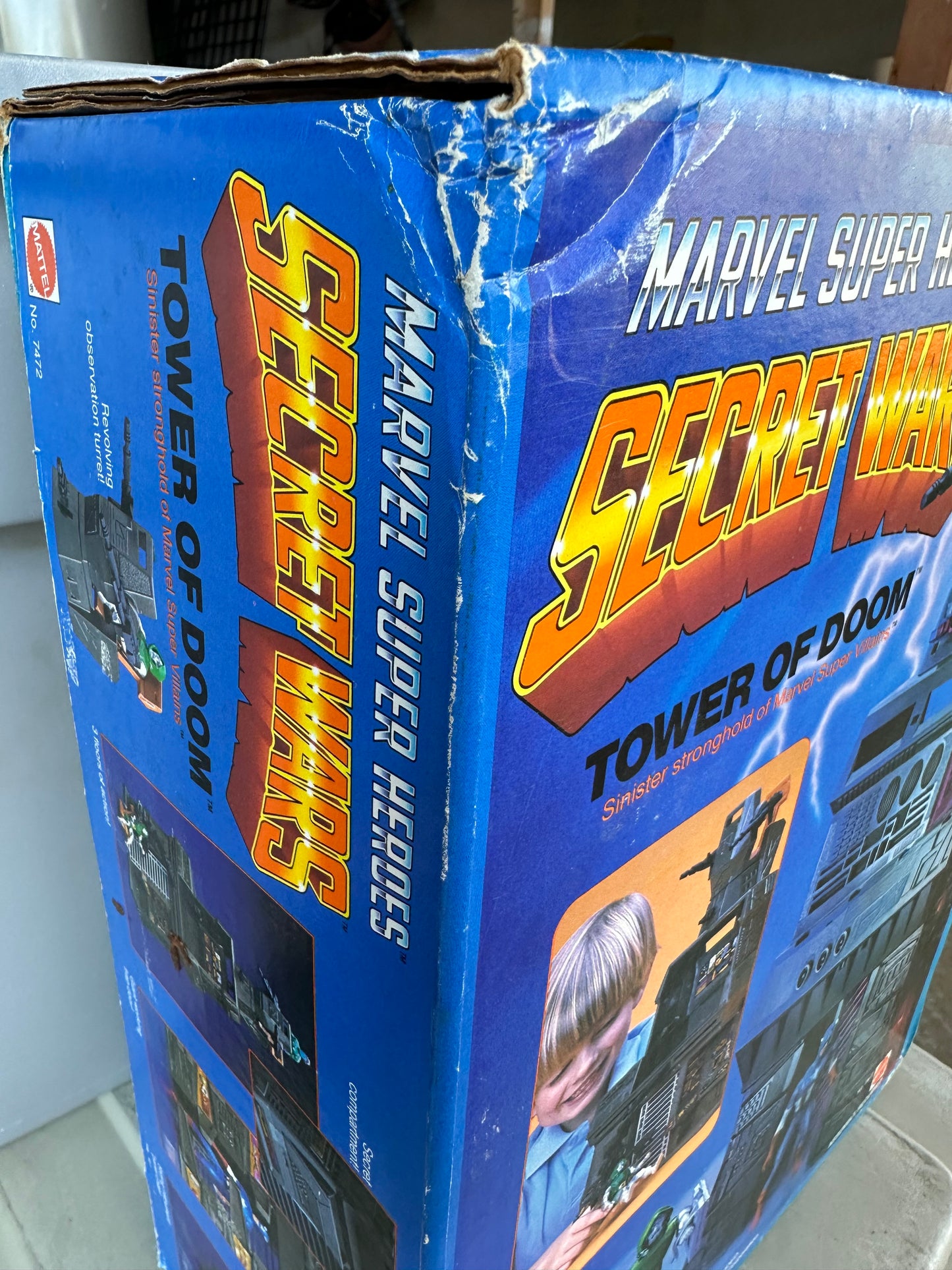 1984 Marvel Secret Wars Tower of Doom Factory Sealed Vintage Action Figure Playset Dr Doom Spiderman