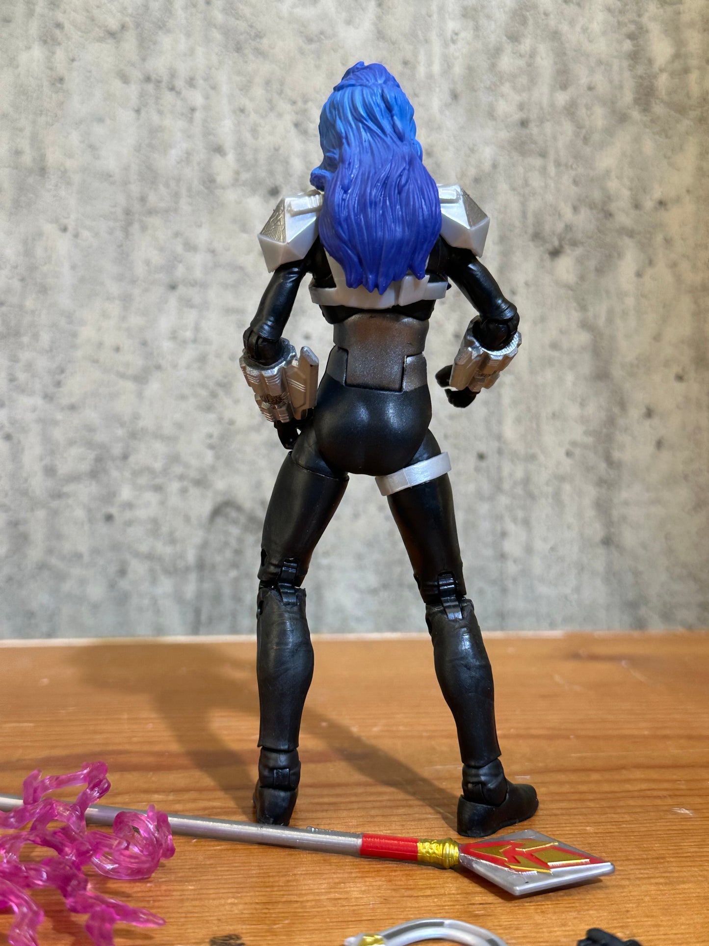 Power Rangers Astronema Figure Lightning Collection In Space Red Ranger 2-Pack Missing 1 Hand