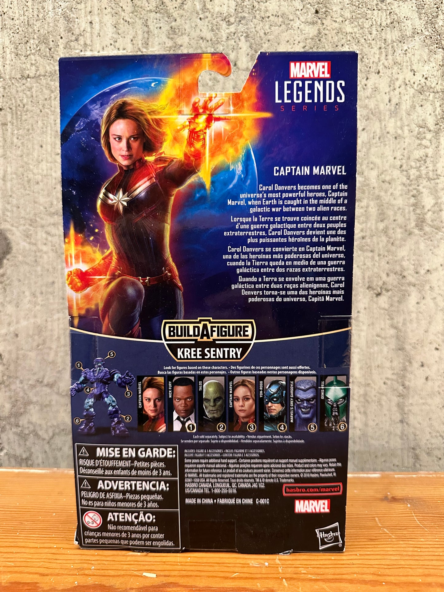 Captain Marvel Legends Action Figure Toy 6”