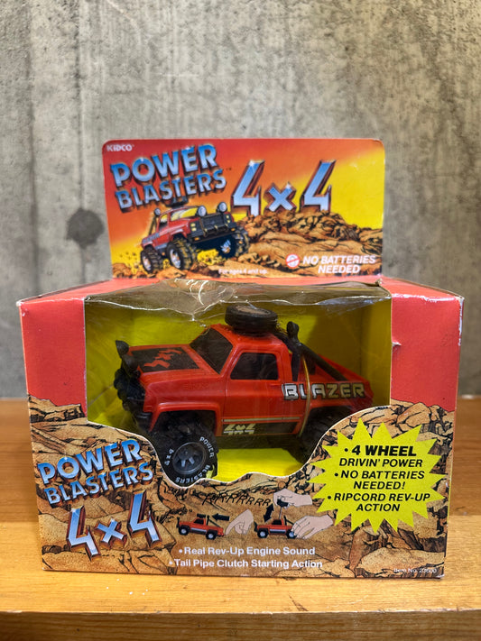 Power Blasters 4X4 Kidco 4 Wheeler Rev Truck Toy 1983