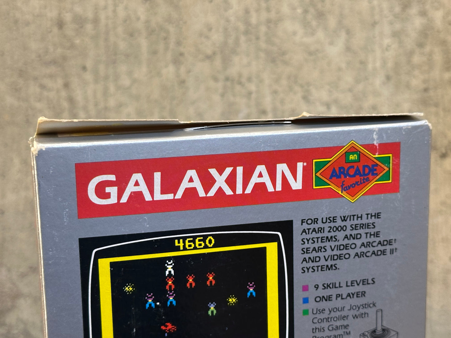 Galaxian Atari 2600 Sealed Vintage Retro Video Game 1983