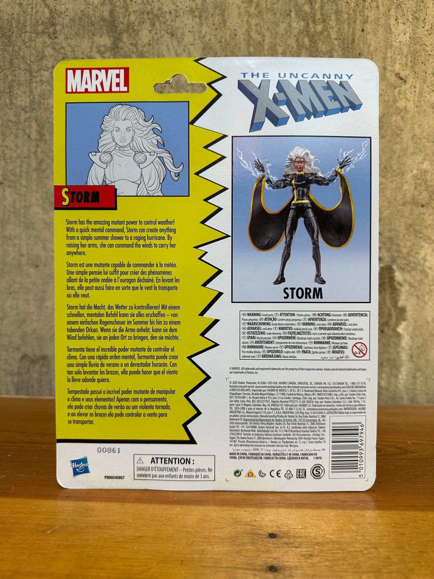 Storm Marvel Legends Retro Card 6” Action Figure Toy X-Men
