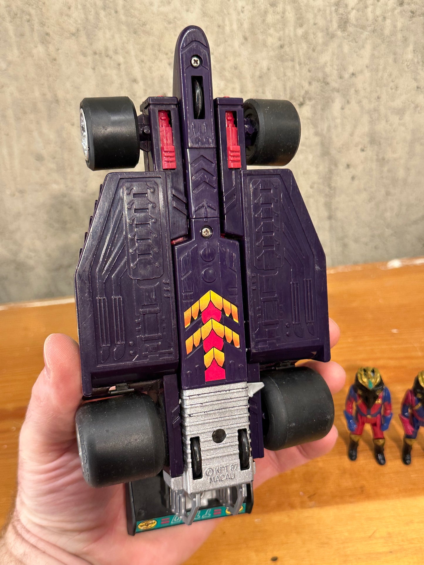 Buzzard M.A.S.K. Complete Formula Race Car Miles Mayhem and Maximus Mayhem 1987