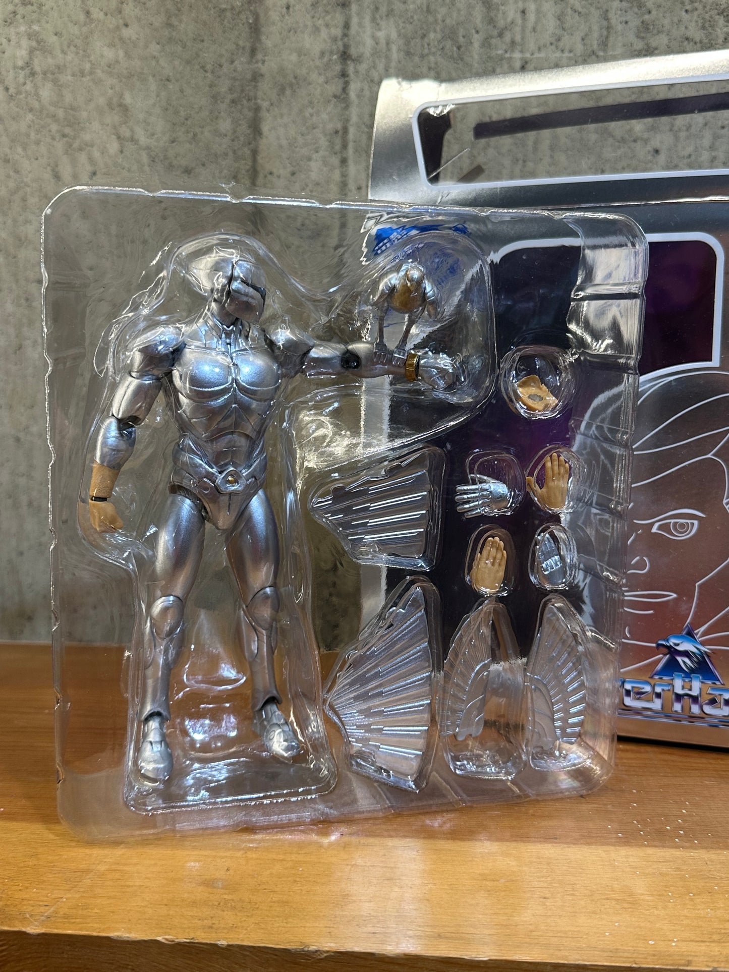 Quicksilver with Tally-Hawk SILVERHAWKS Ramen Toy Complete in Open Box