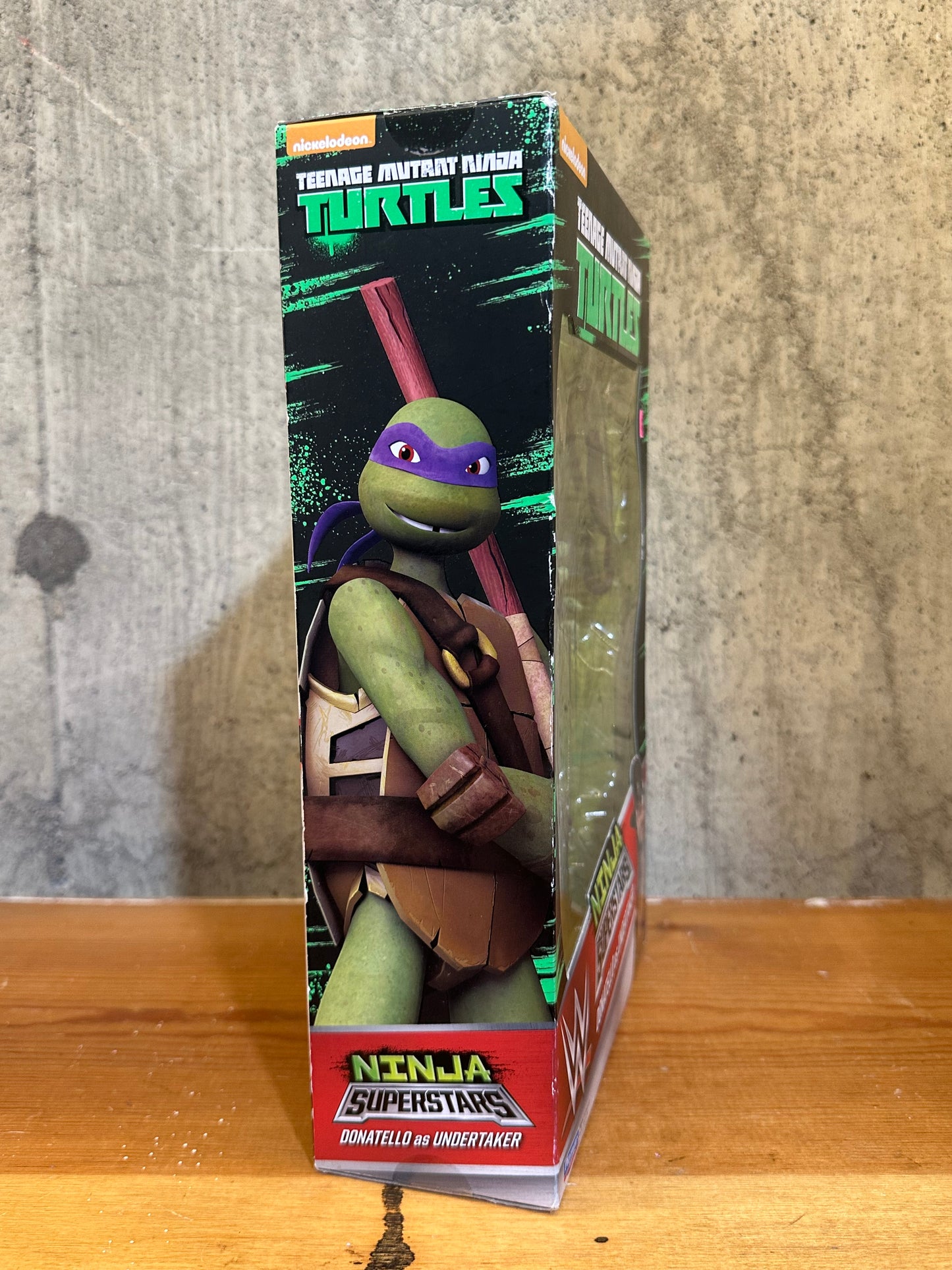 Donatello as Undertaker TMNT WWE 6" Figure Playmates Ninja Superstars Sealed Action Figure 2016