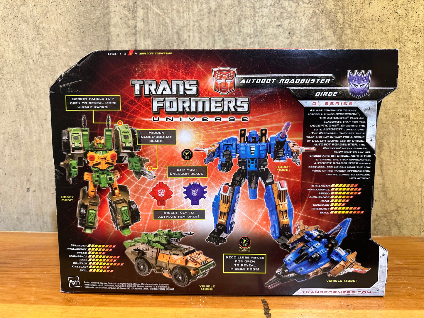 Roadbuster and Dirge Transformers Exclusive AutoBot Autobot Ambush W/Comic SEALED