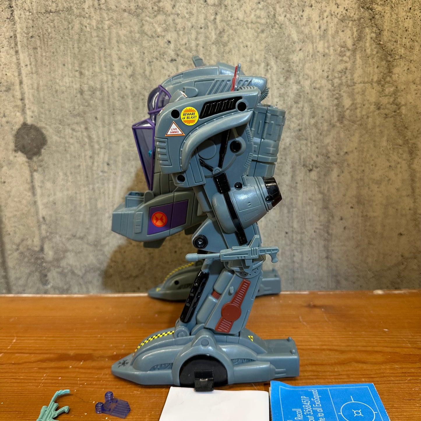 Exo Squad Marsala Figure With Exowalking Light Attack E-Frame Motorized