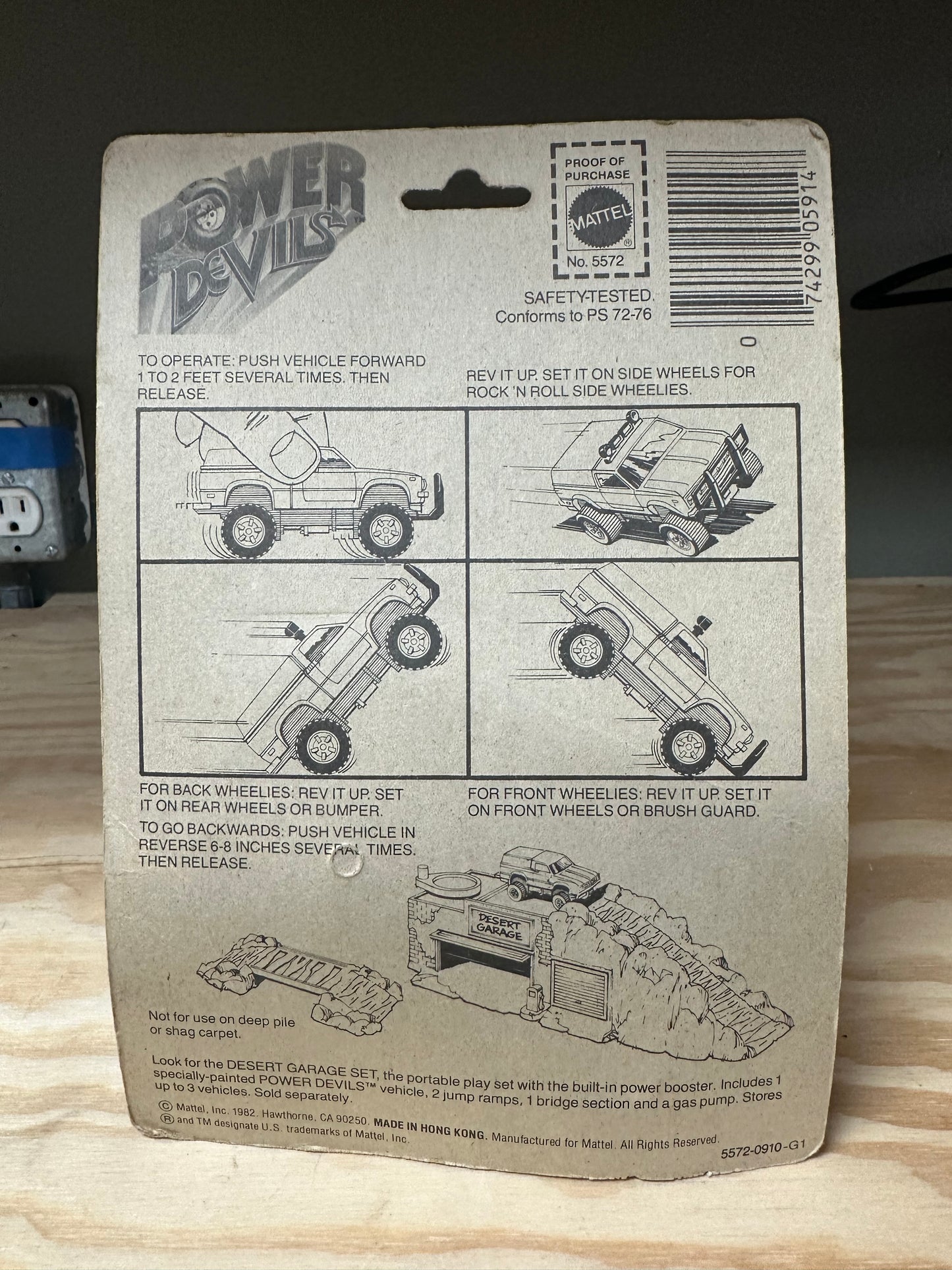 Bronco Power Devils Super Stunning Miscle Machines MOC Mattel 1982