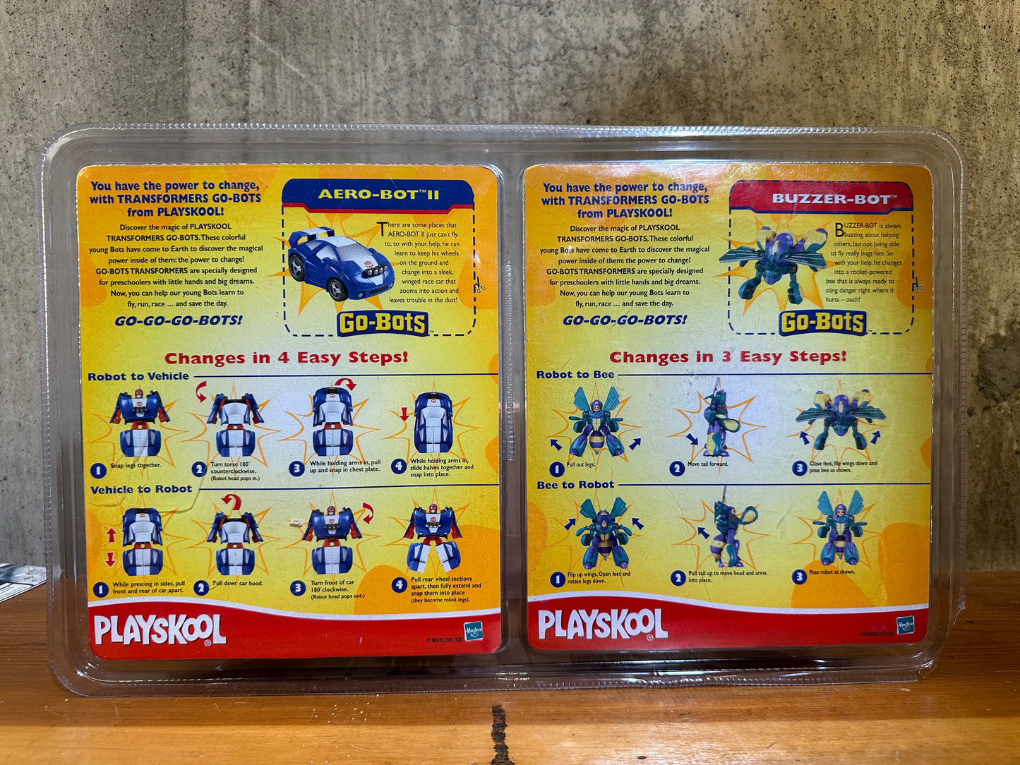 Buzzer-Bot and Aero-Bot II 2-Pack Transformers Go-Bots K-mart 2-Pack Sealed