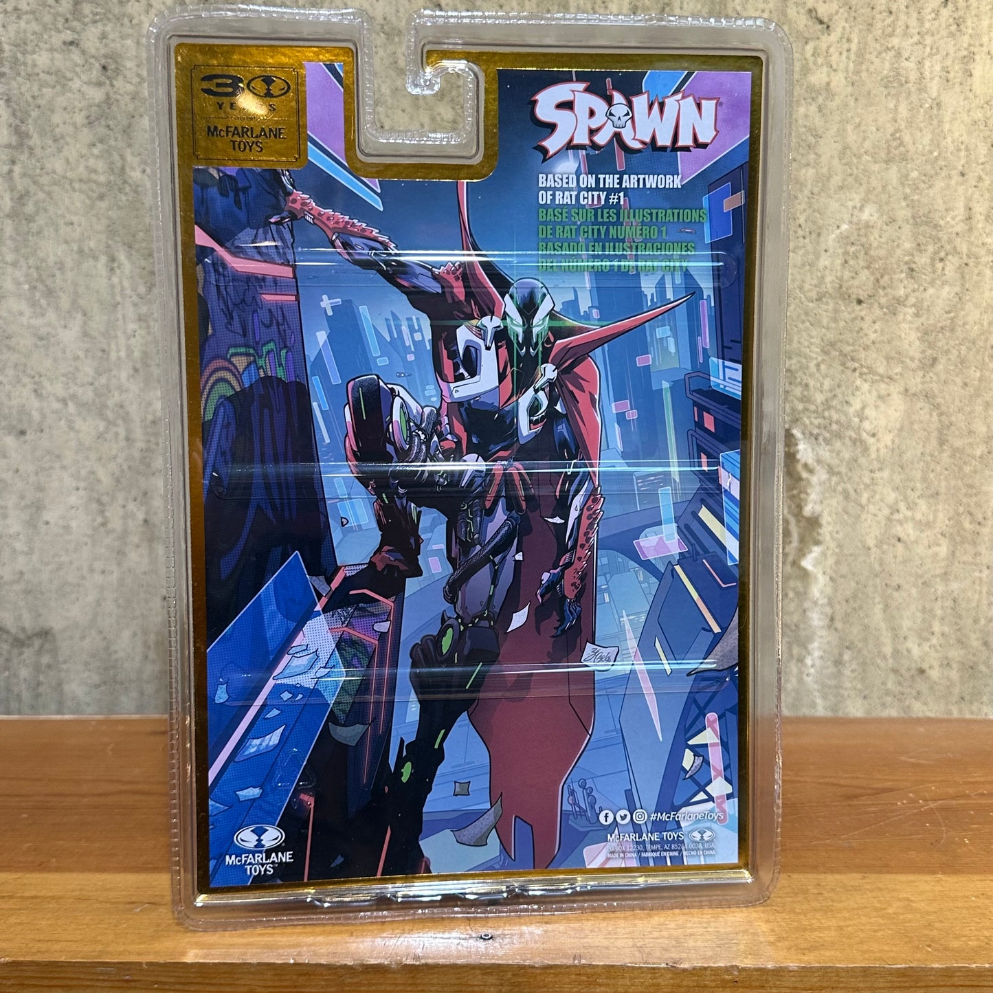 Spawn McFarlane Toys 30th Anniversary The Deviant Spawn Rat City Platinum Edition