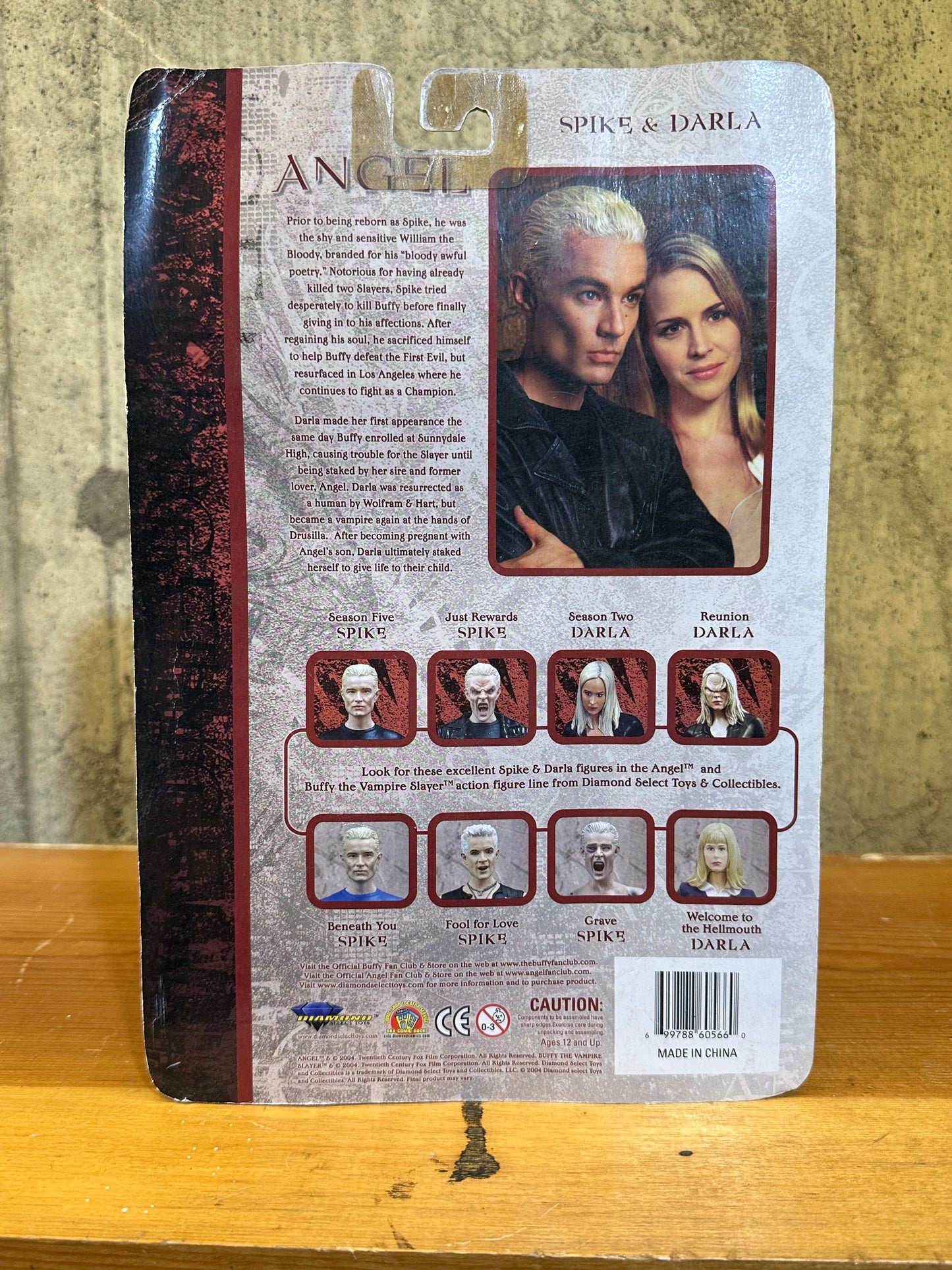 Buffy The Vampire Slayer/Angel: Reunion Darla Action Figure - Sealed On Card