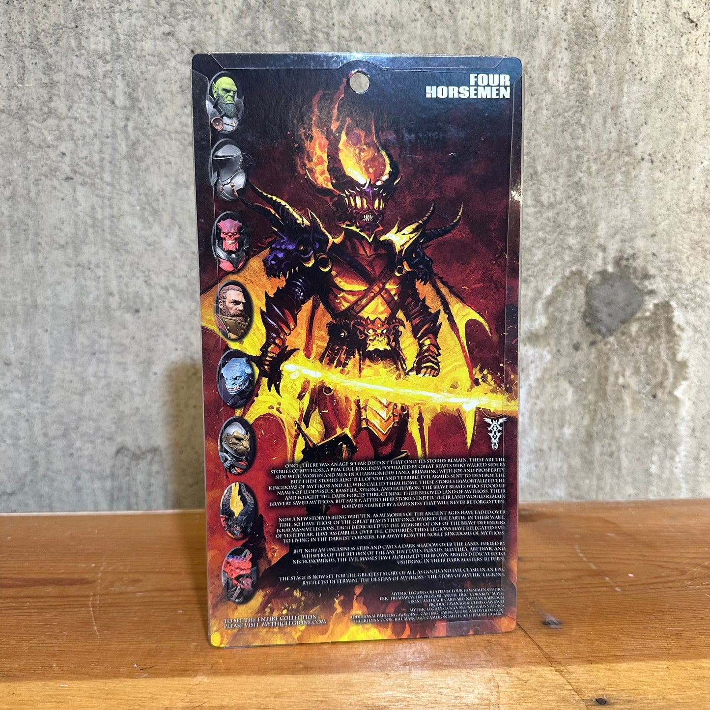 Tibius Mythic Legions Four Horseman Brand New Figure All-Stars 4