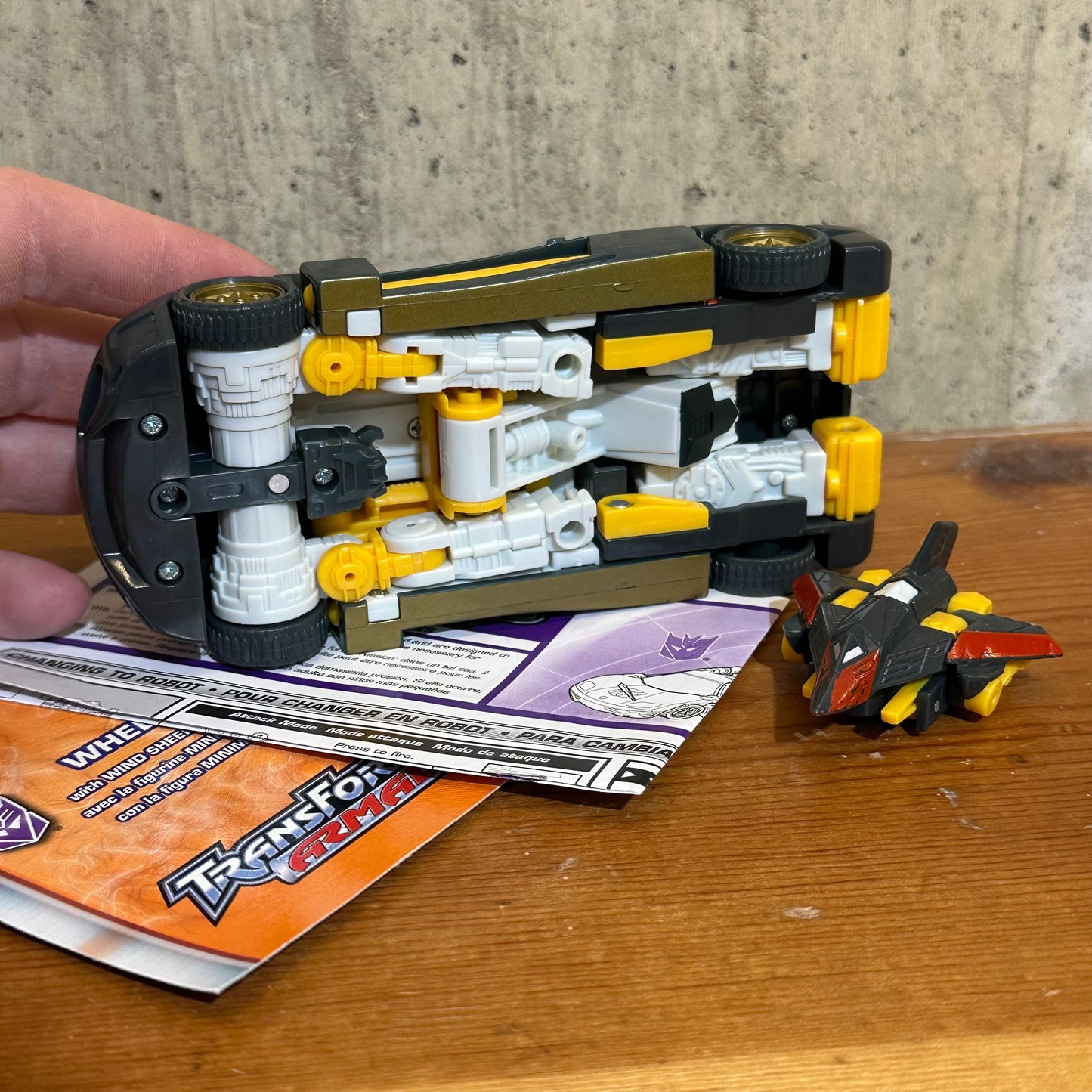 Wheeljack Transformers Armada Complete with Wind Sheer Autobot