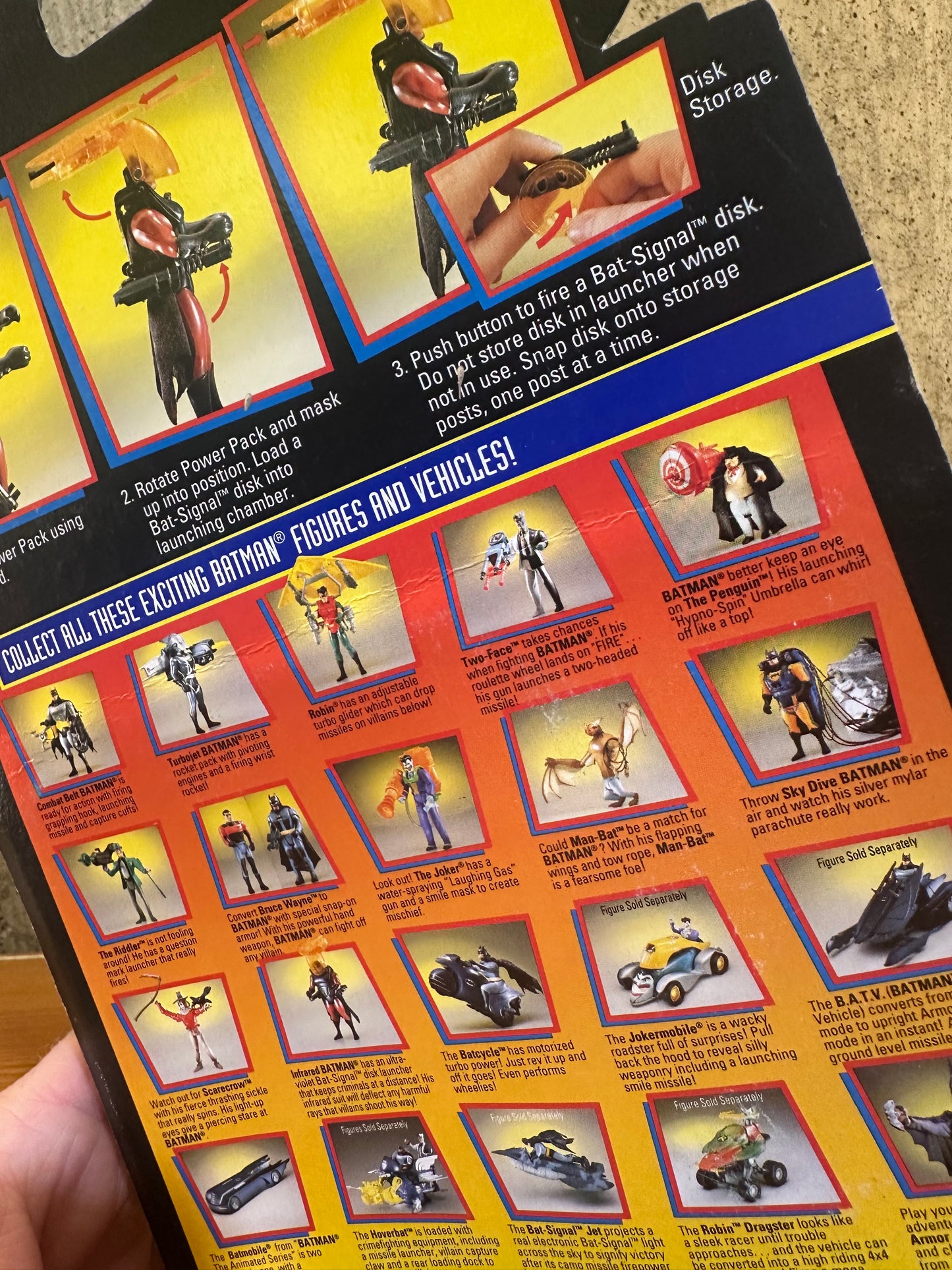Infrared Batman the Animated Series DC Comics Kenner Action Figure Toy MOC 1993