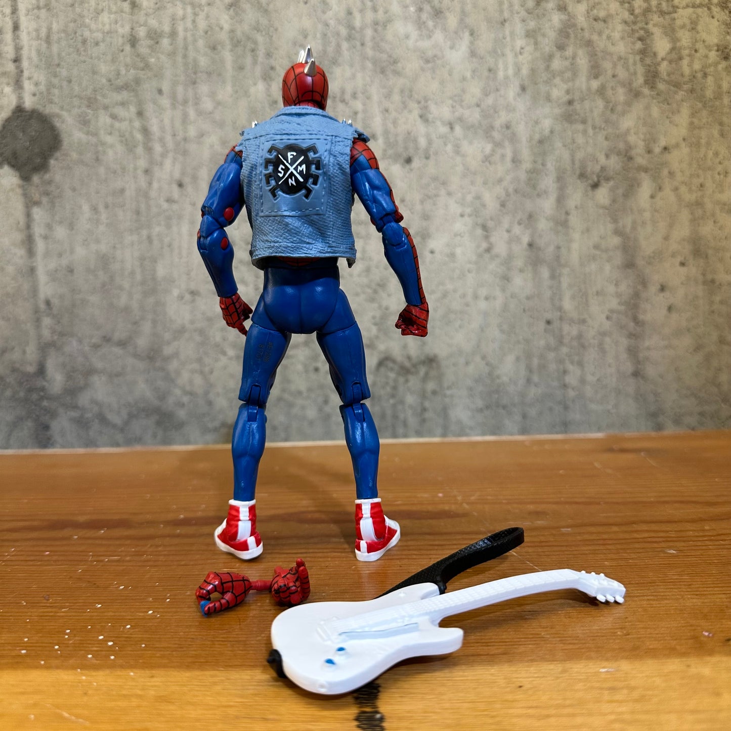 Spider-Punk Complete Marvel Legends Action Figure Toy