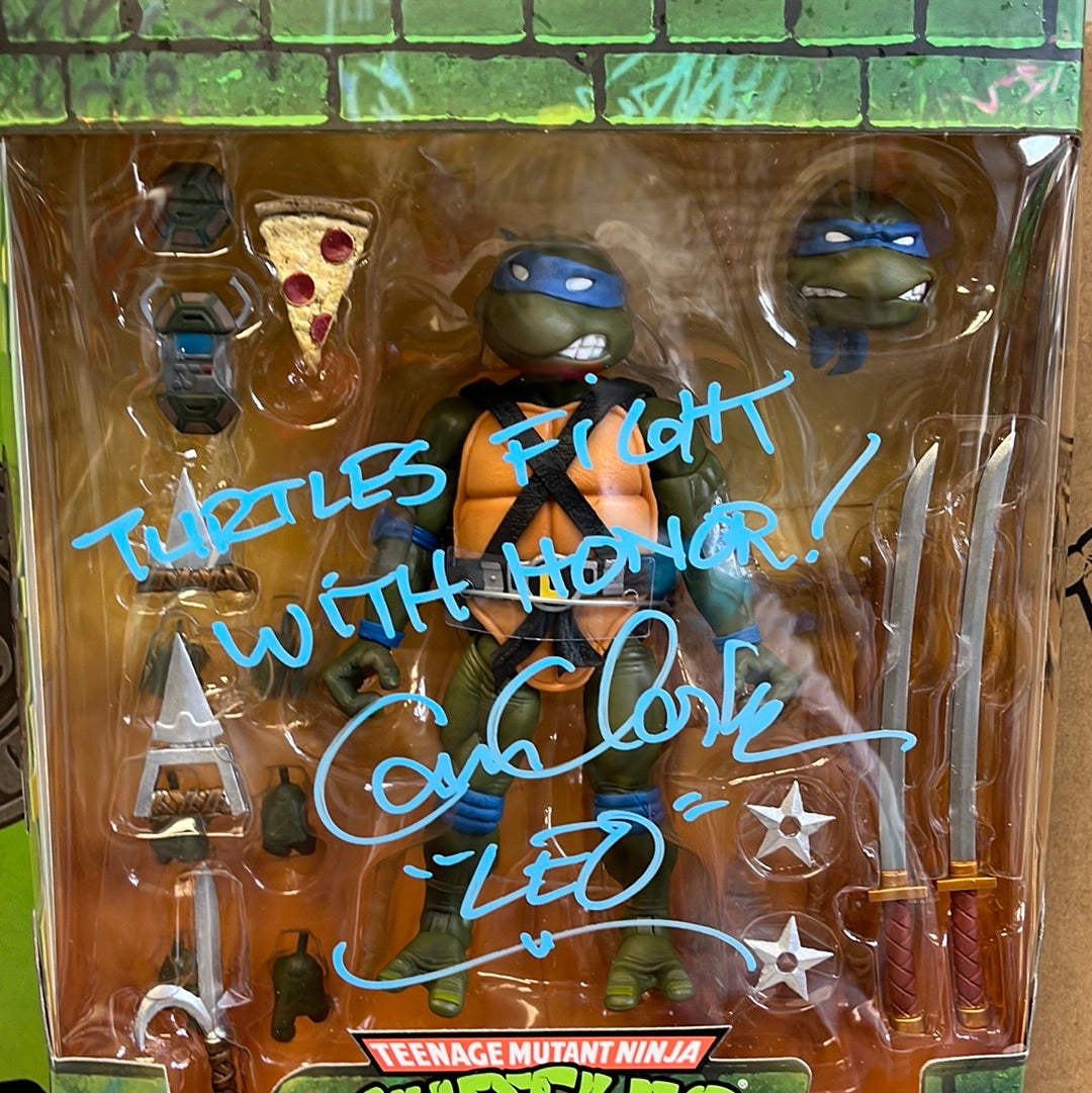 Signed Super 7 TMNT Leonardo