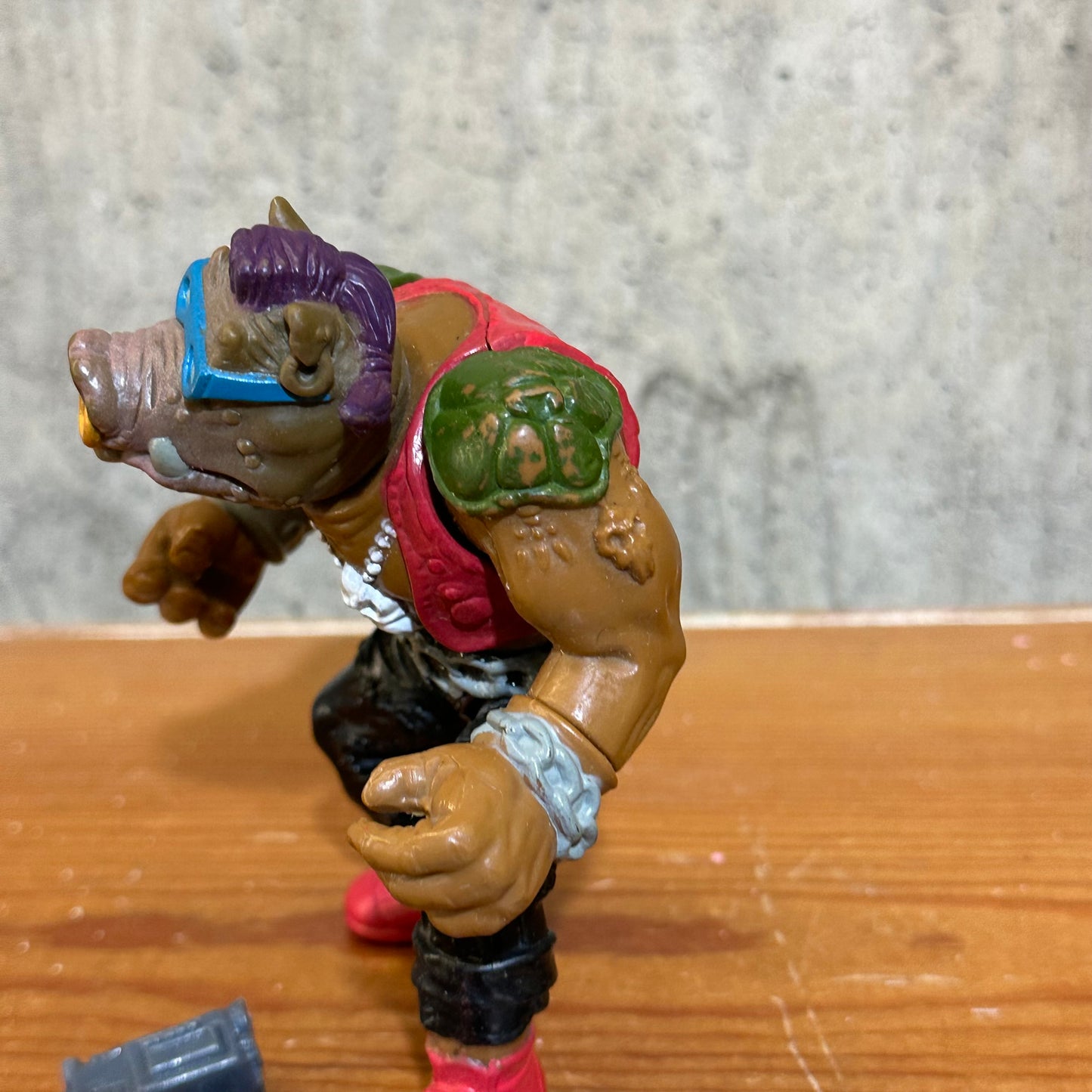 Bebop Soft Head 1988 TMNT Vintage Ninja Turtles Action Figure Toy