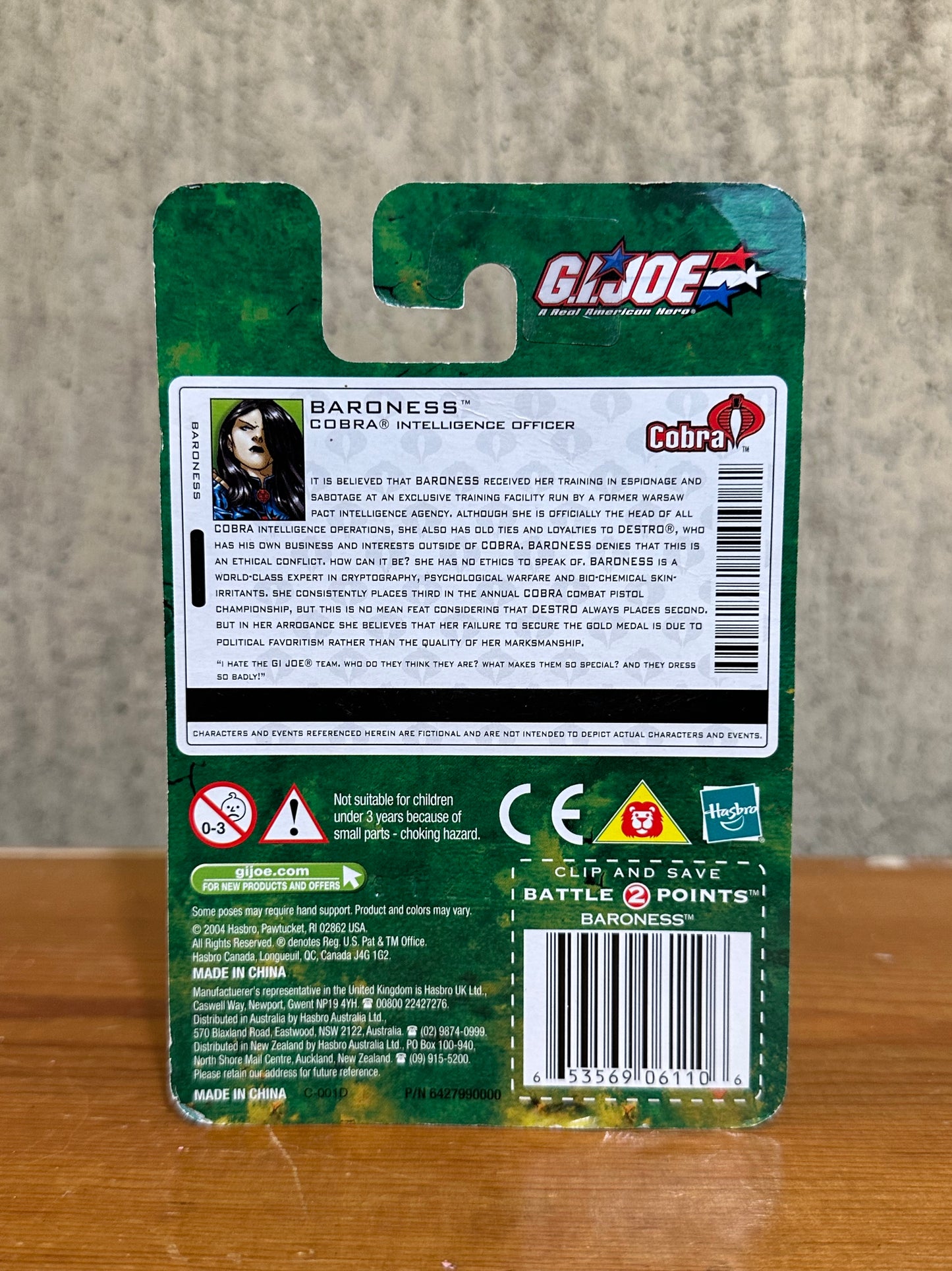 Baroness GI Joe Cobra Valor vs. Venom B Action Figure 3.75" MOC