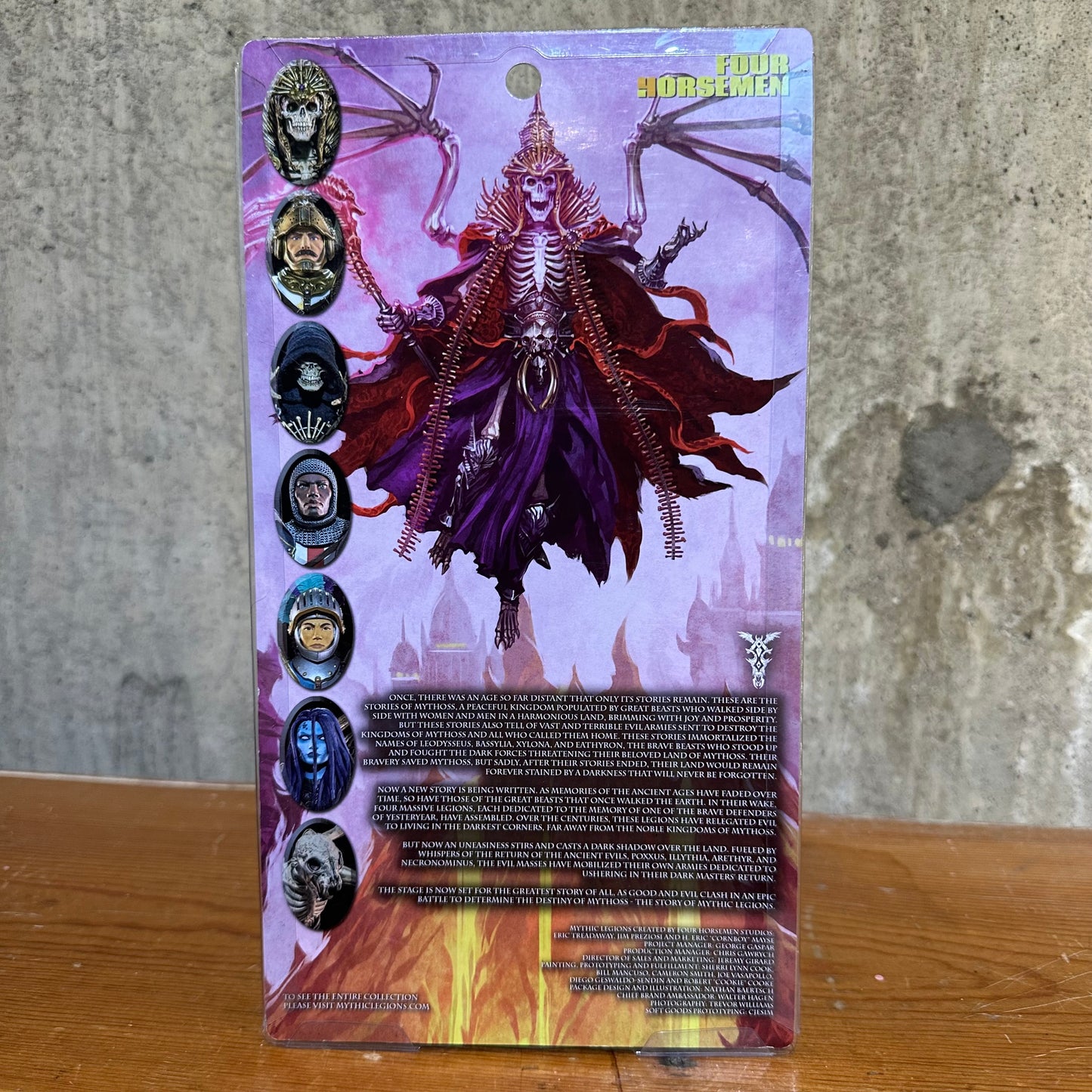 Bothar Shadowhorn Four Horsemen Mythic Legions Dwarf Figure New