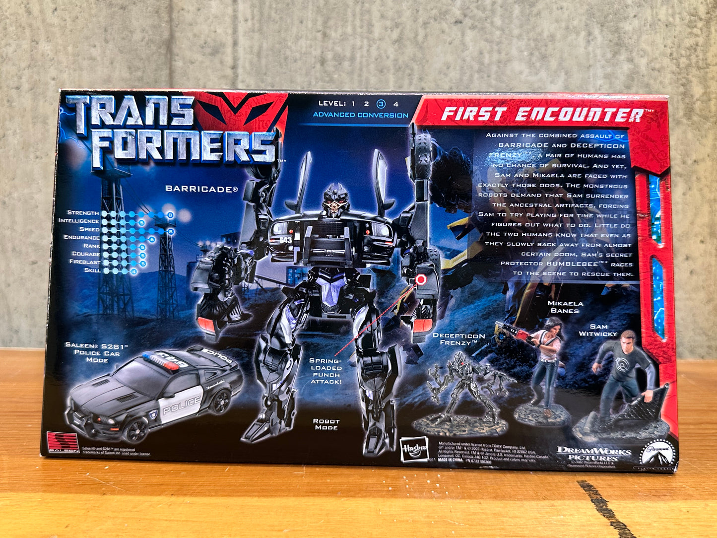 Barricade Transformers Movie 2007 Screen Battles FIRST ENCOUNTER Figure Set