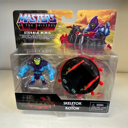 Skeletor and Roton MOTU Eternia Minis Sealed Netflix Set