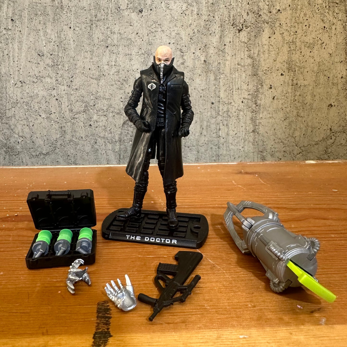 The Doctor GI Joe Near Complete 3.75” Rise of the Cobra Action Figure
