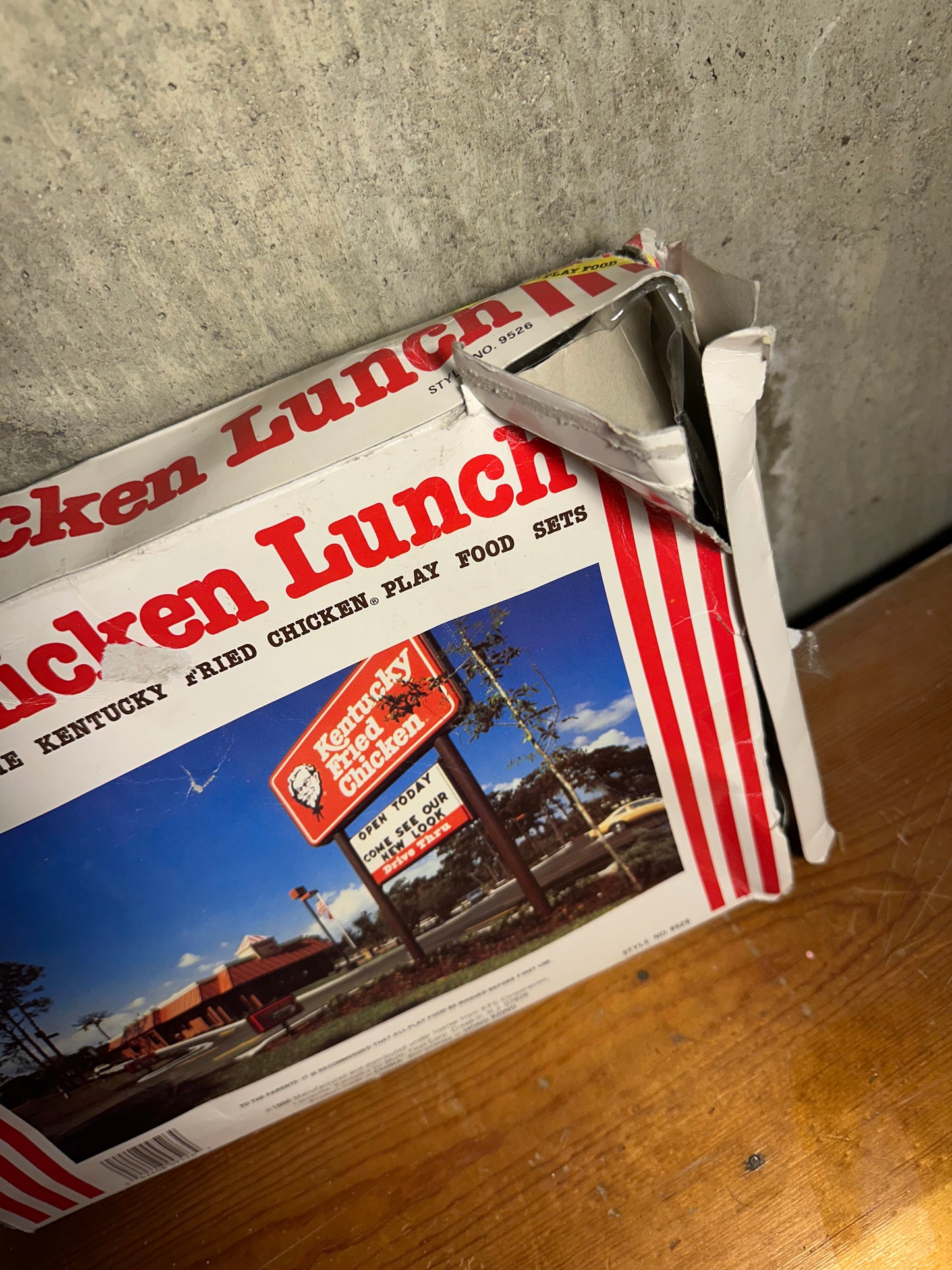 KFC Chicken Lunch Playset Realistic Play Food