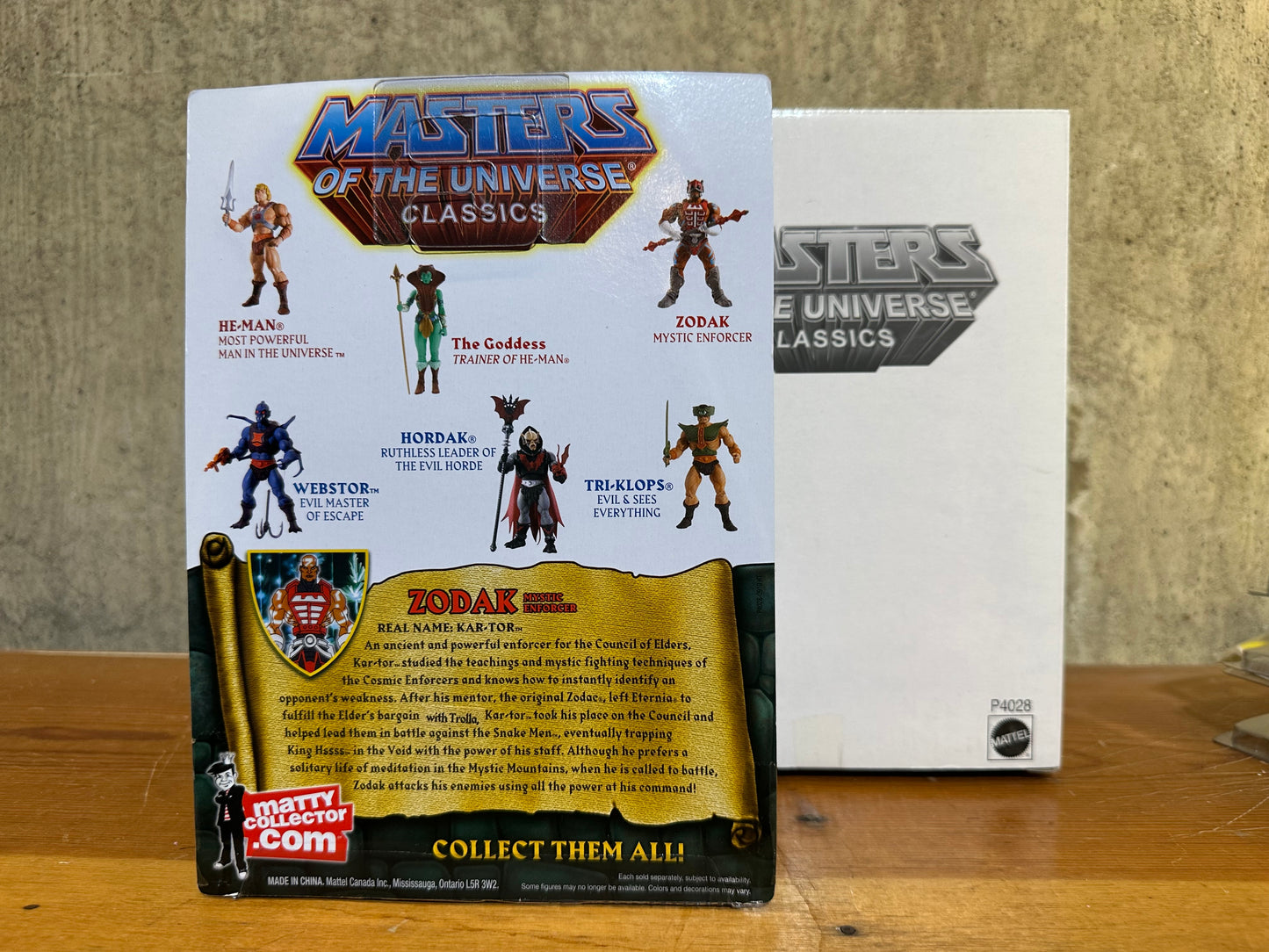 Zodak Mattel Master’s of the Universe Classics MOTU Sealed Action Figure Toy