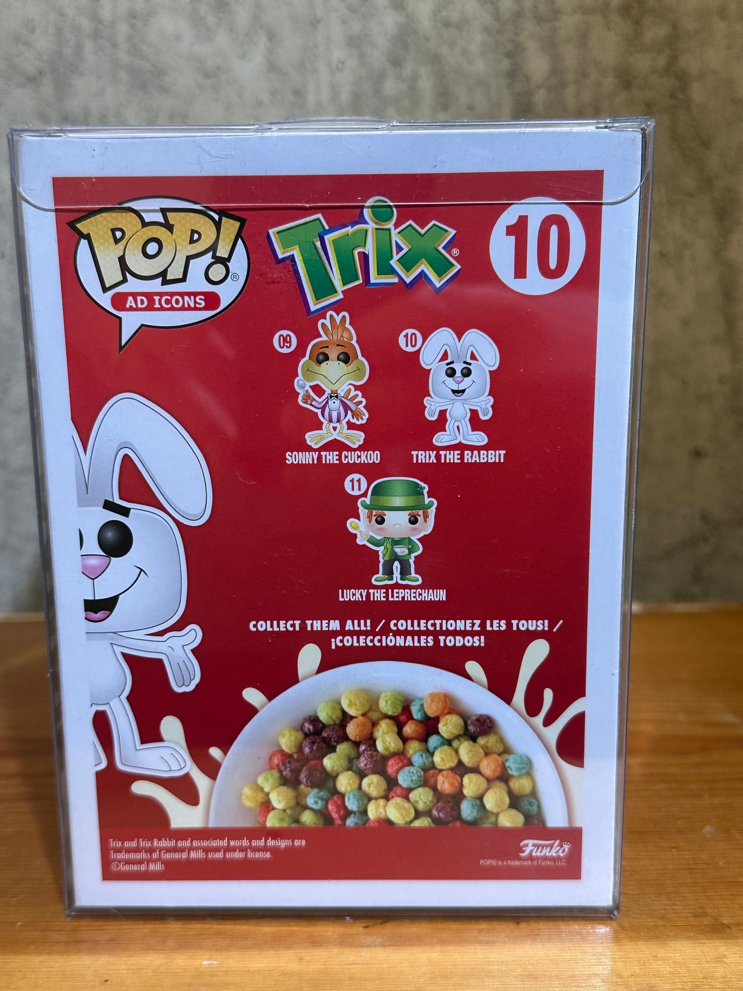 Funko Pop! Trix Rabbit #10 W/soft Protector New Cereal Ad Icons LE Fruity Grail