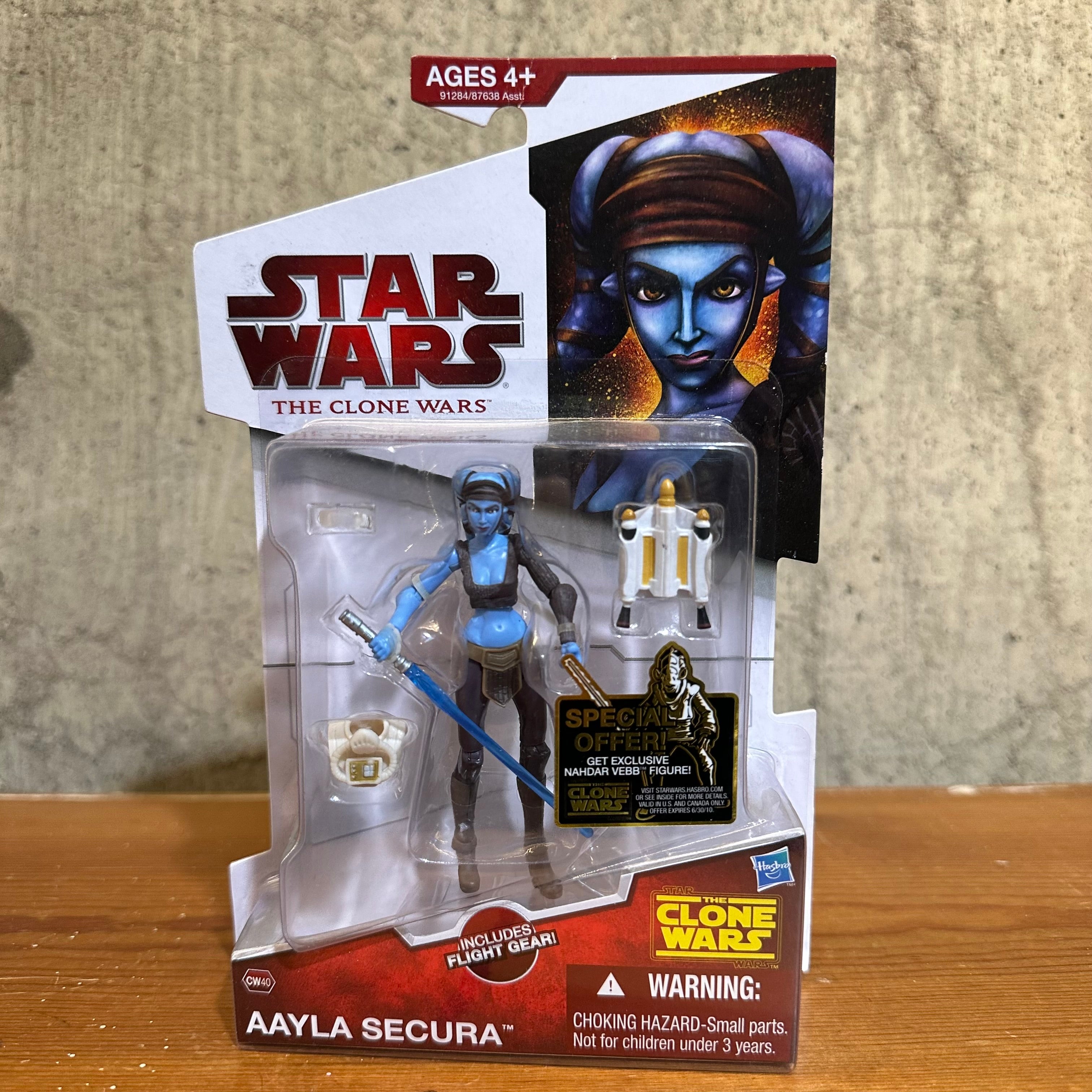 Aayla Secura Star Wars Clone Wars 3.75” Action Figure Toy – Mike's