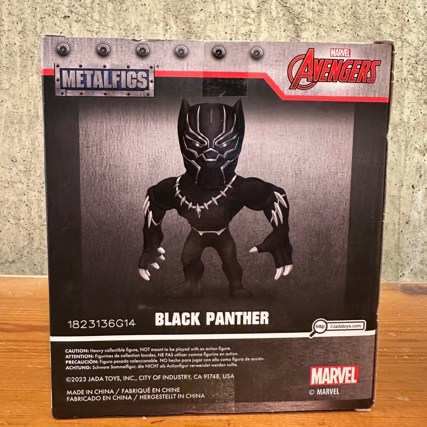 Black Panther Metal Figs Jada Toys Marvel Die-Cast Figure Collectible