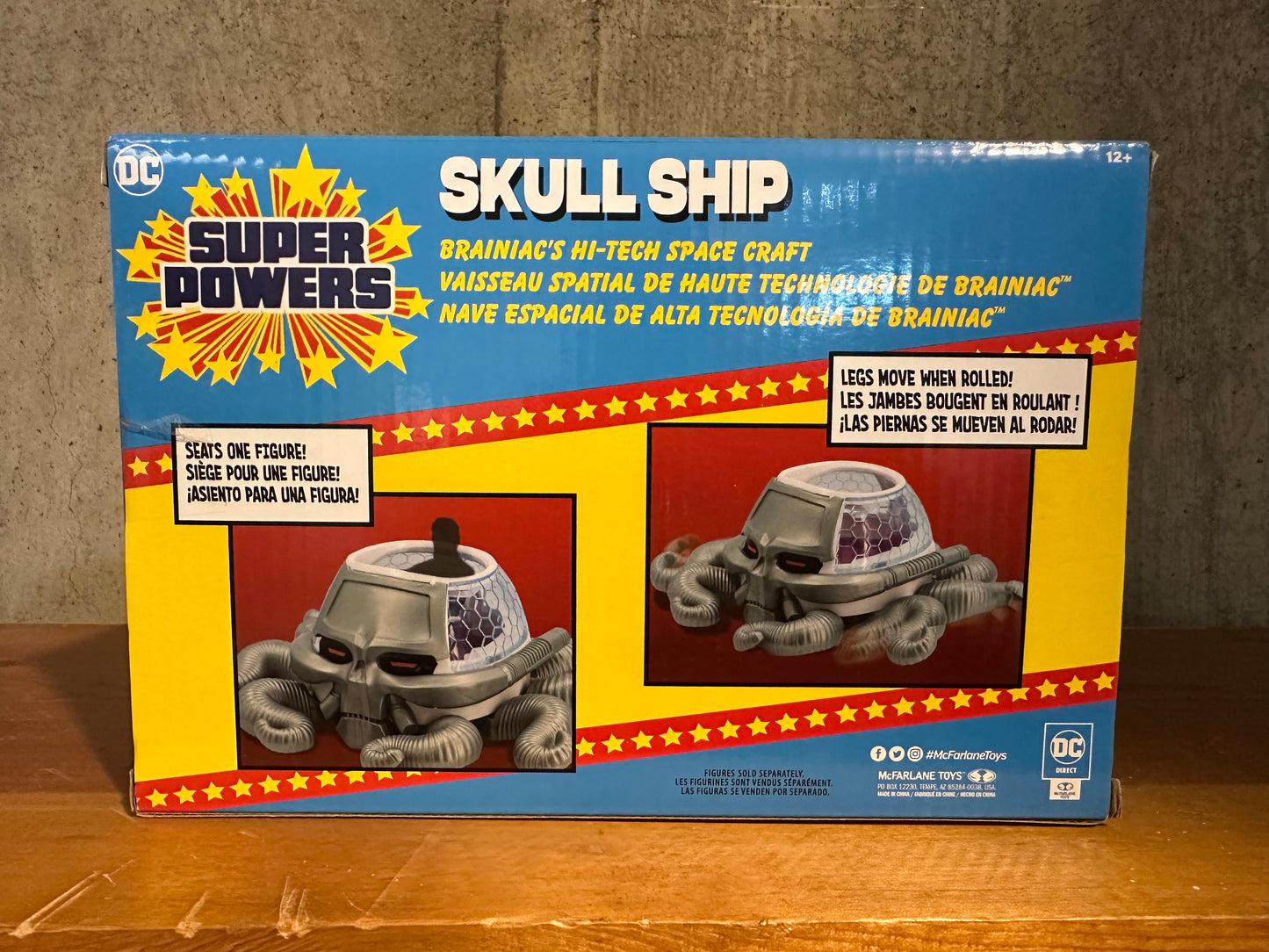 Skull Ship Super Powers DC Comics Sealed Brainiac’s Space Craft
