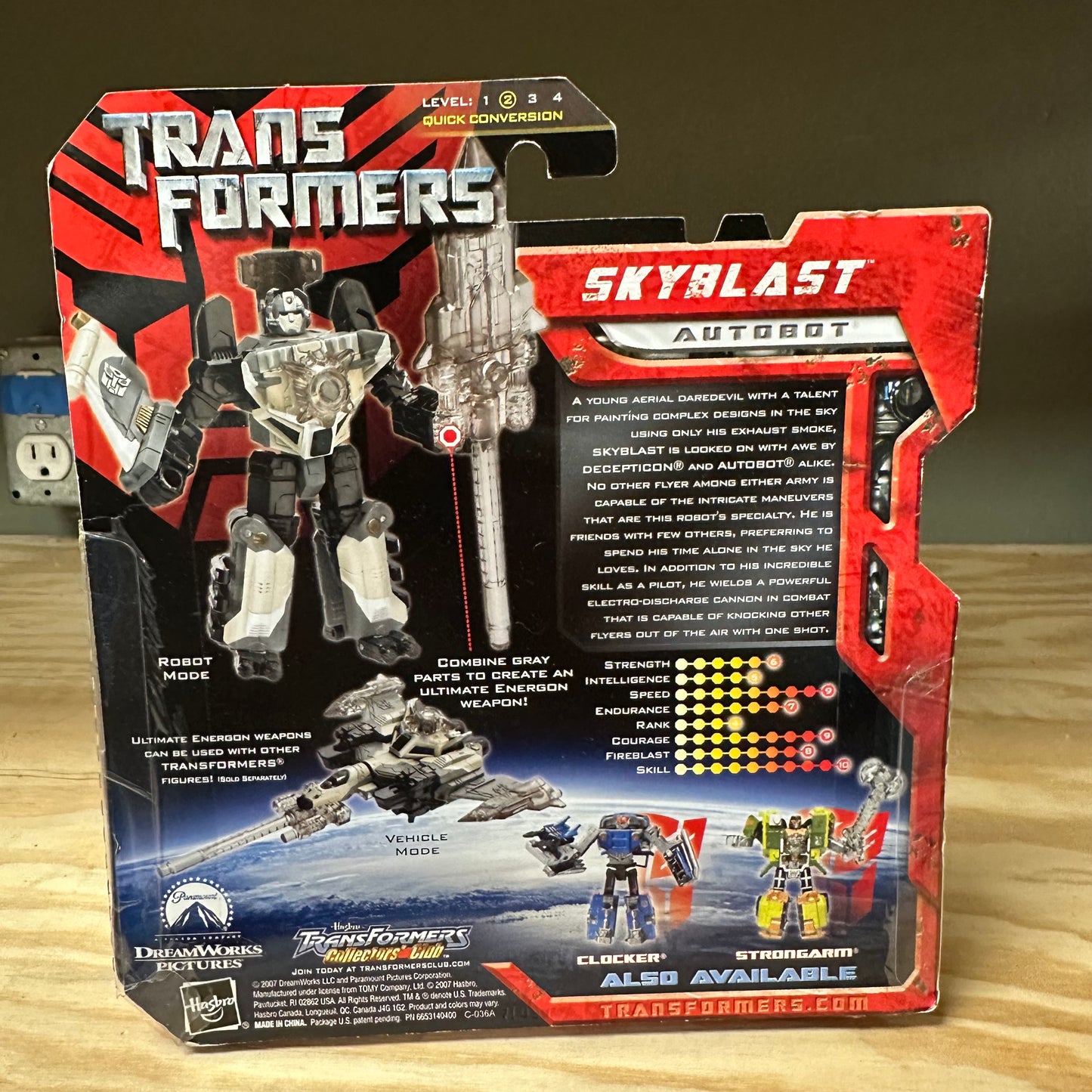 Skyblast Transformers Movie Autobot Sealed Action Figure Toy Scout Class
