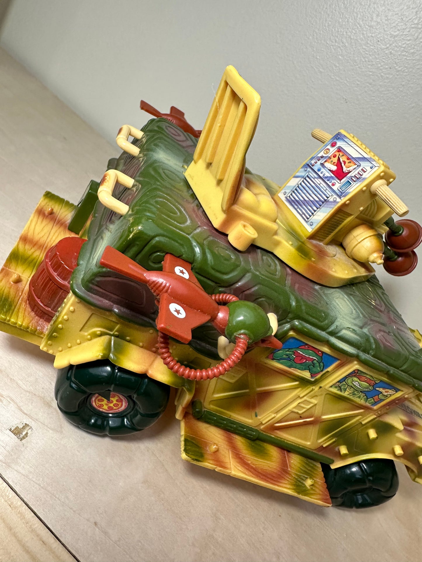 1992 TMNT Sand Cruiser Vehicle Incomplete Ninja Turtles Action Figure Toy