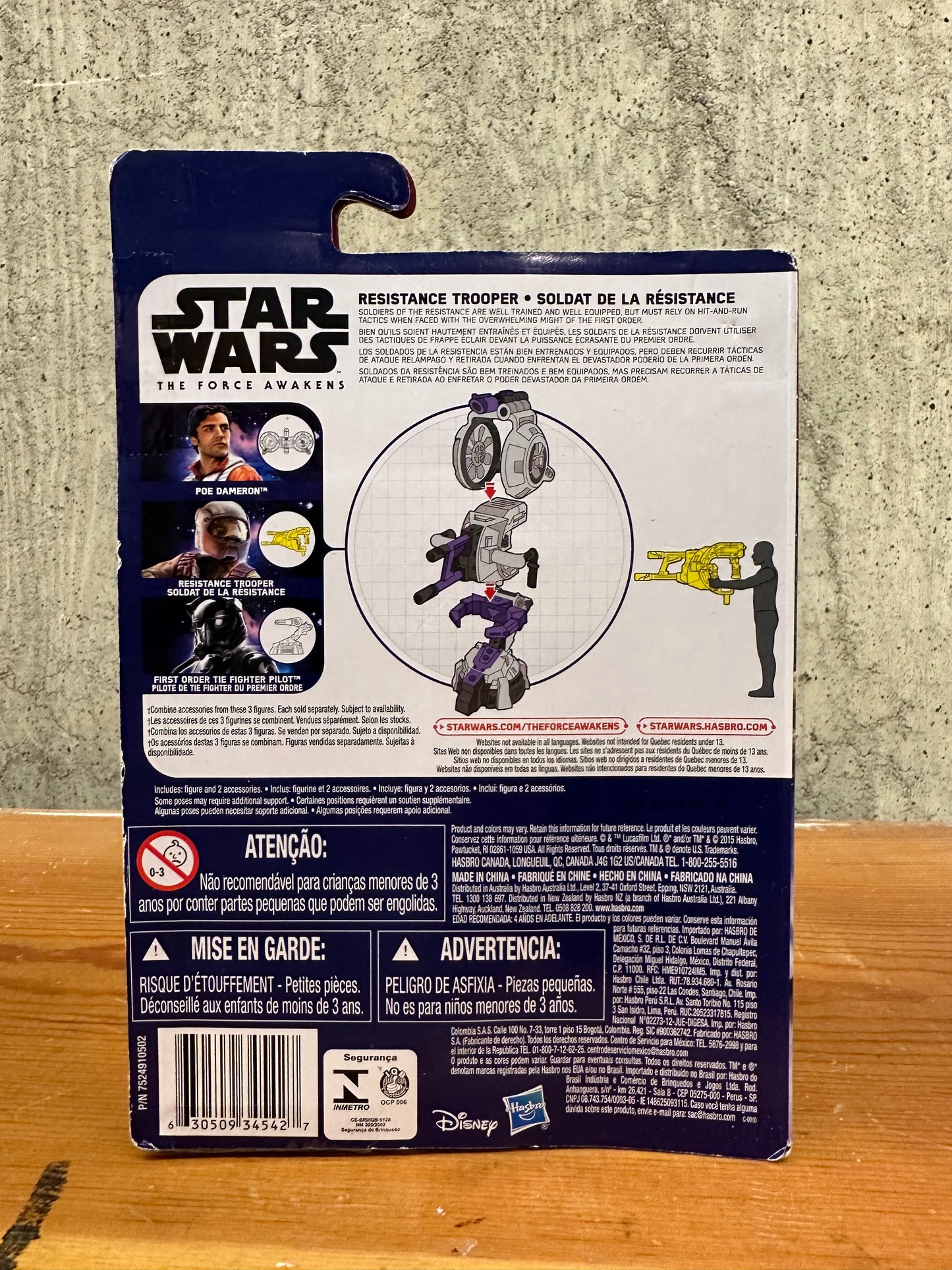 Star Wars The Force Awakens Resistance Trooper 3.75” Action Figure Toy onslaught