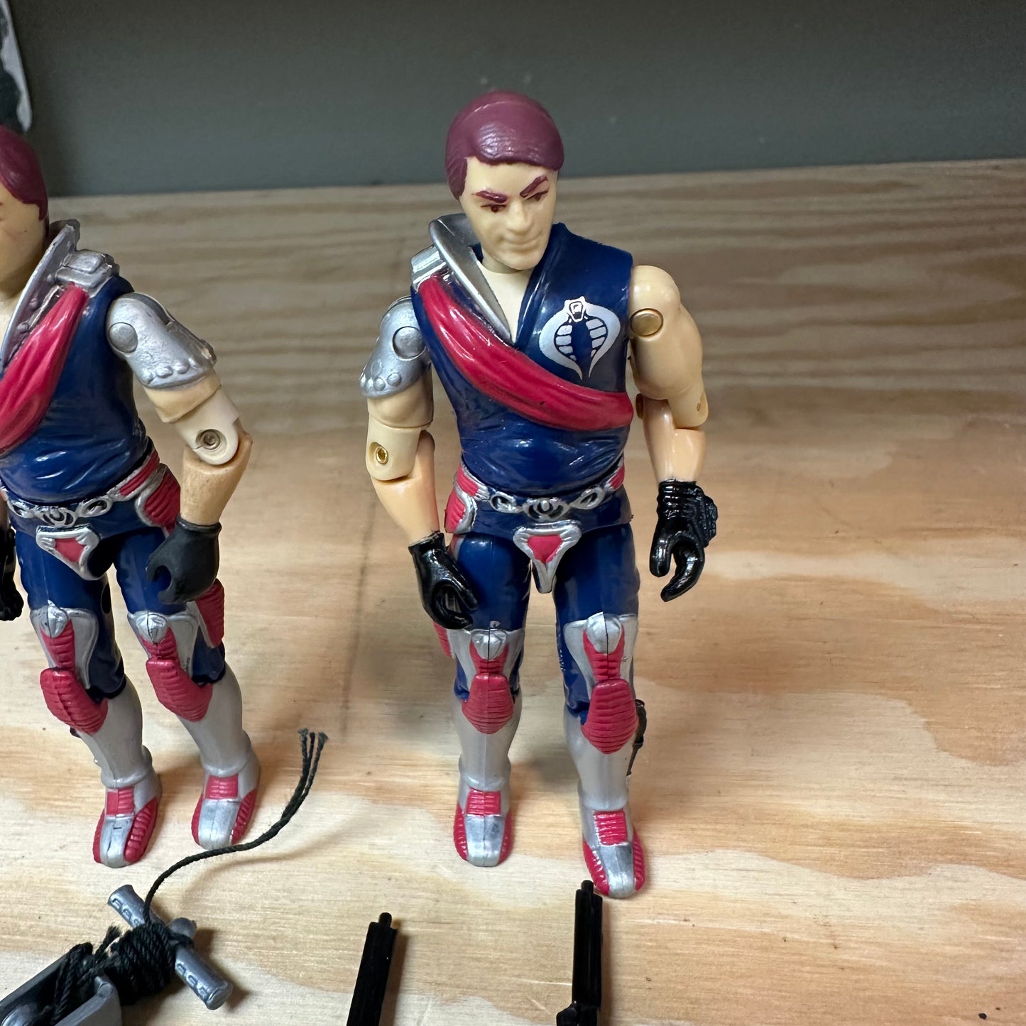 Tomax and Xomat Complete Vintage GI Joe Action Figures 1985